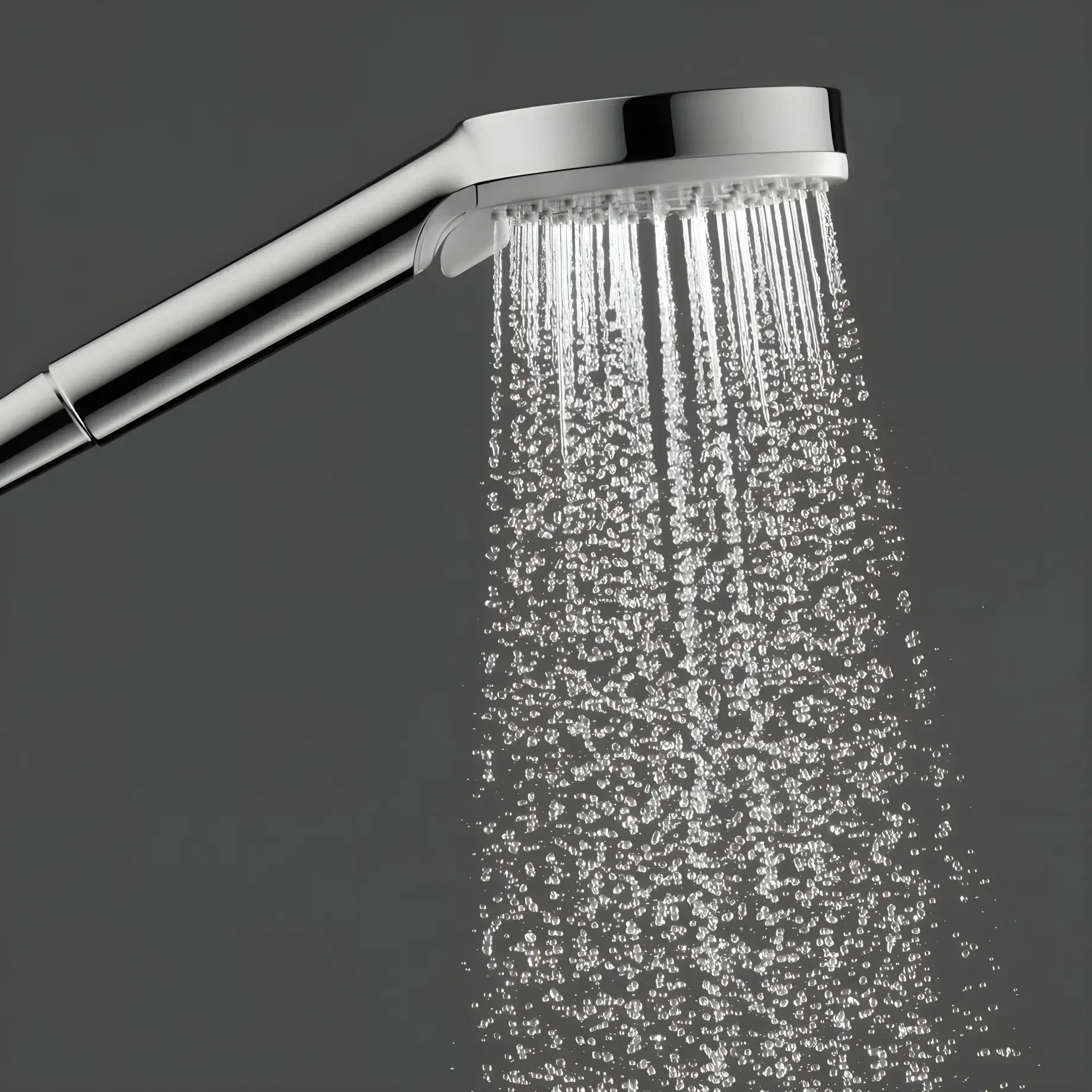 Душова система з термостатом Vernis Blend Hansgrohe 26276000 Chrome — в інтерʼєрі ванної кімнати