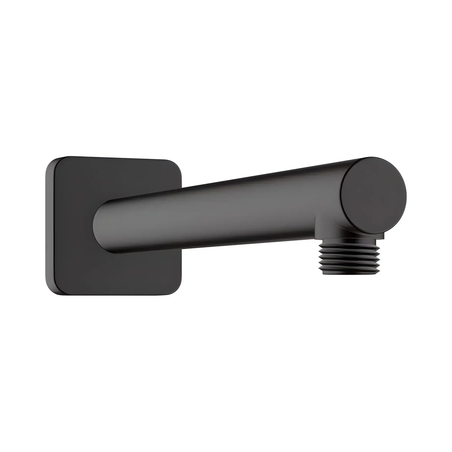 Кронштейн для верхнього душу Vernis Shape Hansgrohe 26405670 Matt Black — вид на білому тлі