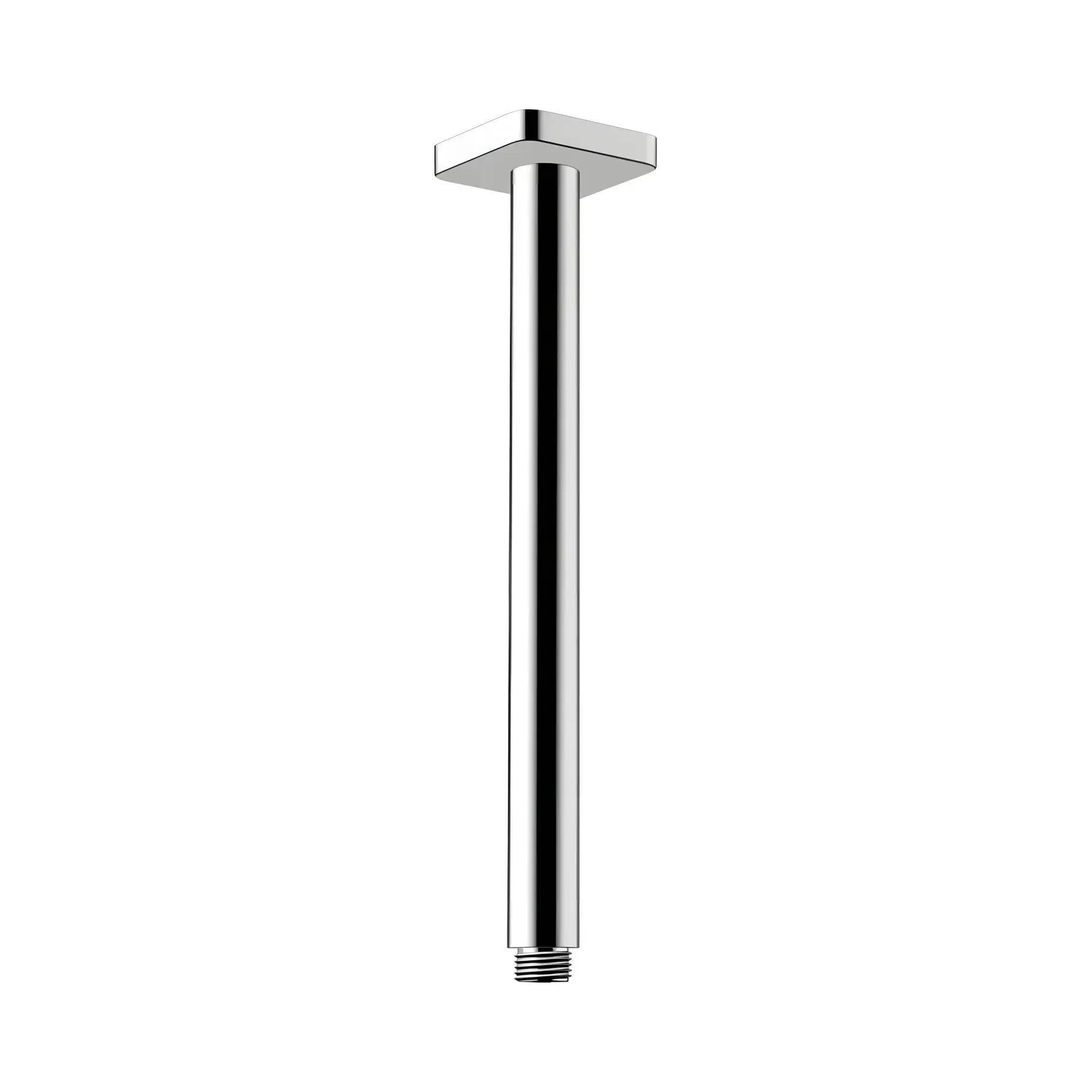 Кронштейн для верхнього душу Vernis Shape Hansgrohe 26407000 Chrome — вид на білому тлі