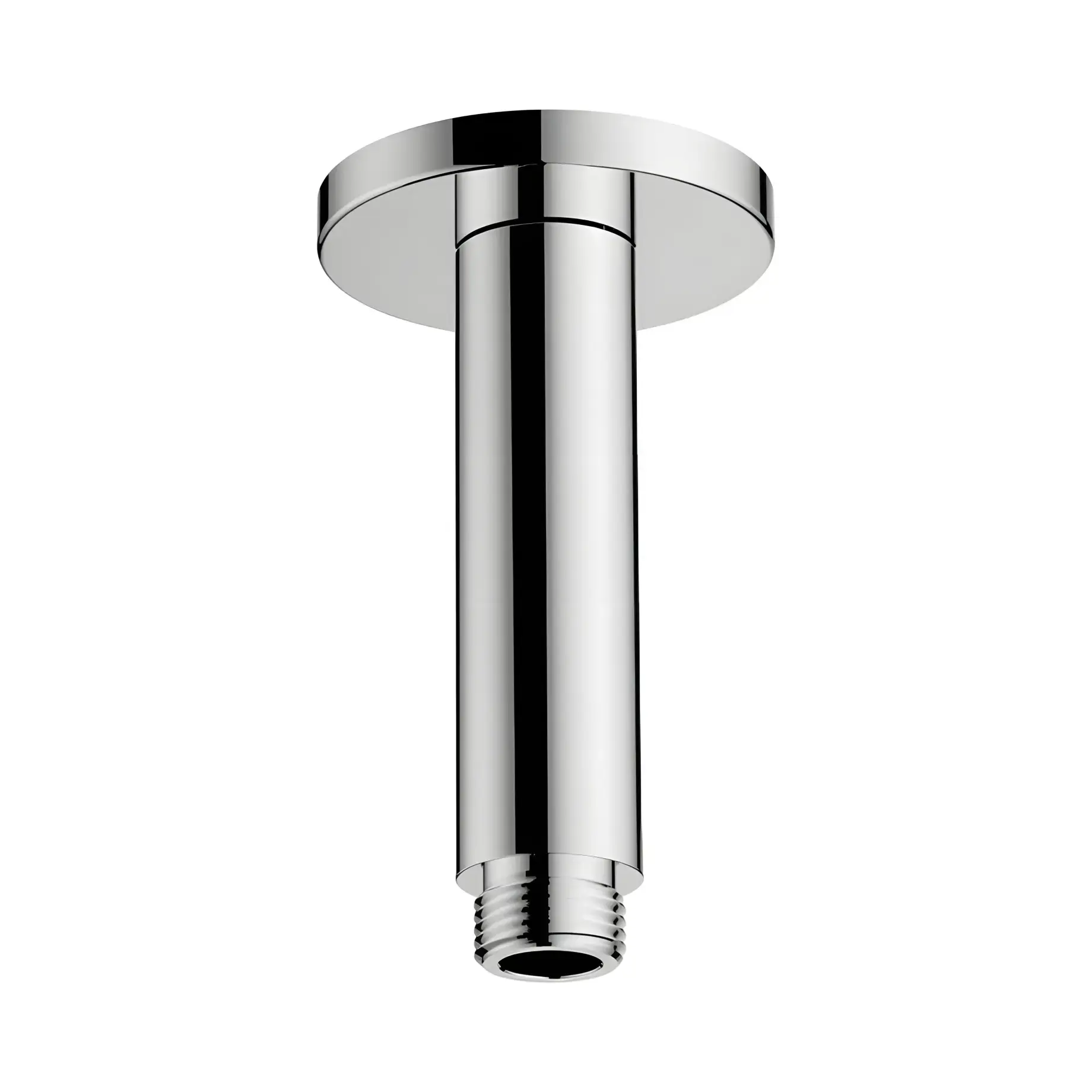 Кронштейн для верхнього душу Vernis Blend Hansgrohe 27804000 Chrome — вид на білому тлі