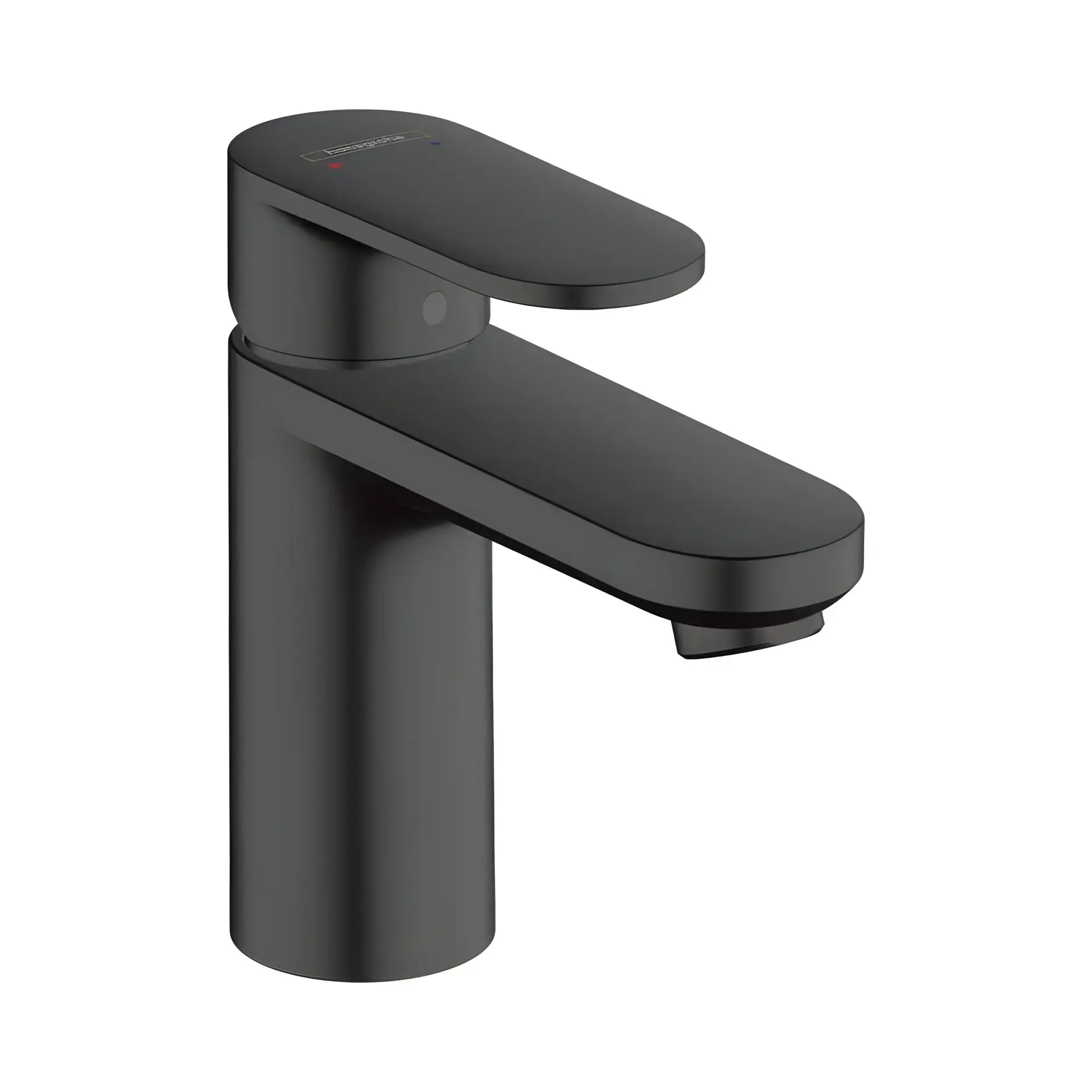 Змішувач для раковини Vernis Blend Hansgrohe 71551670 Matt Black — вид на білому тлі