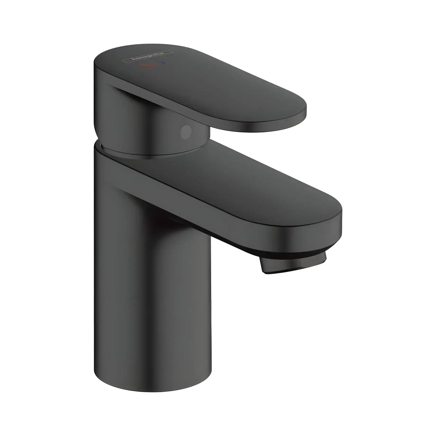 Змішувач для раковини Vernis Blend Hansgrohe 71584670 Matt Black — вид на білому тлі