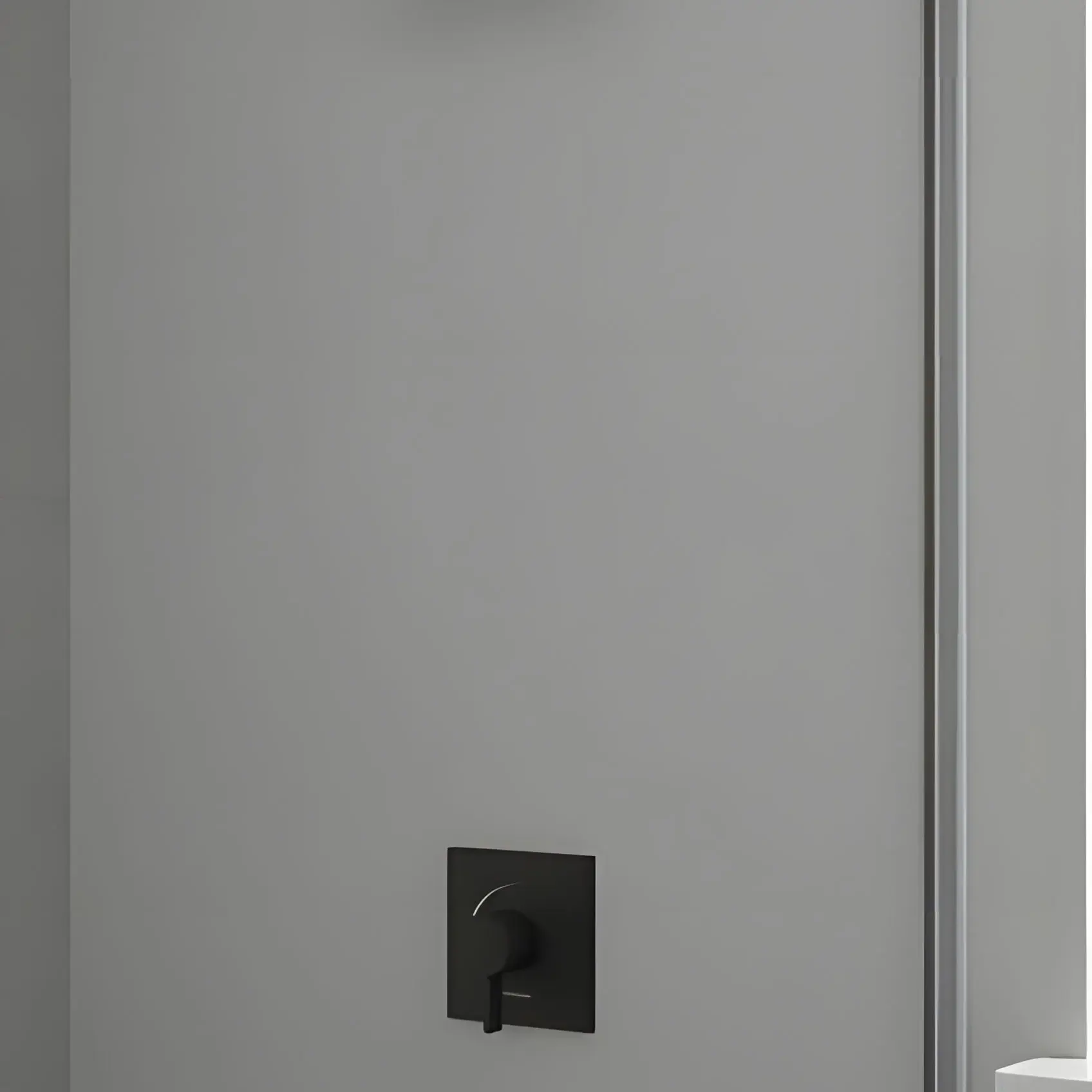 Верхній душ 1jet Vernis Shape Hansgrohe 26283670 Matt Black — вид спереду