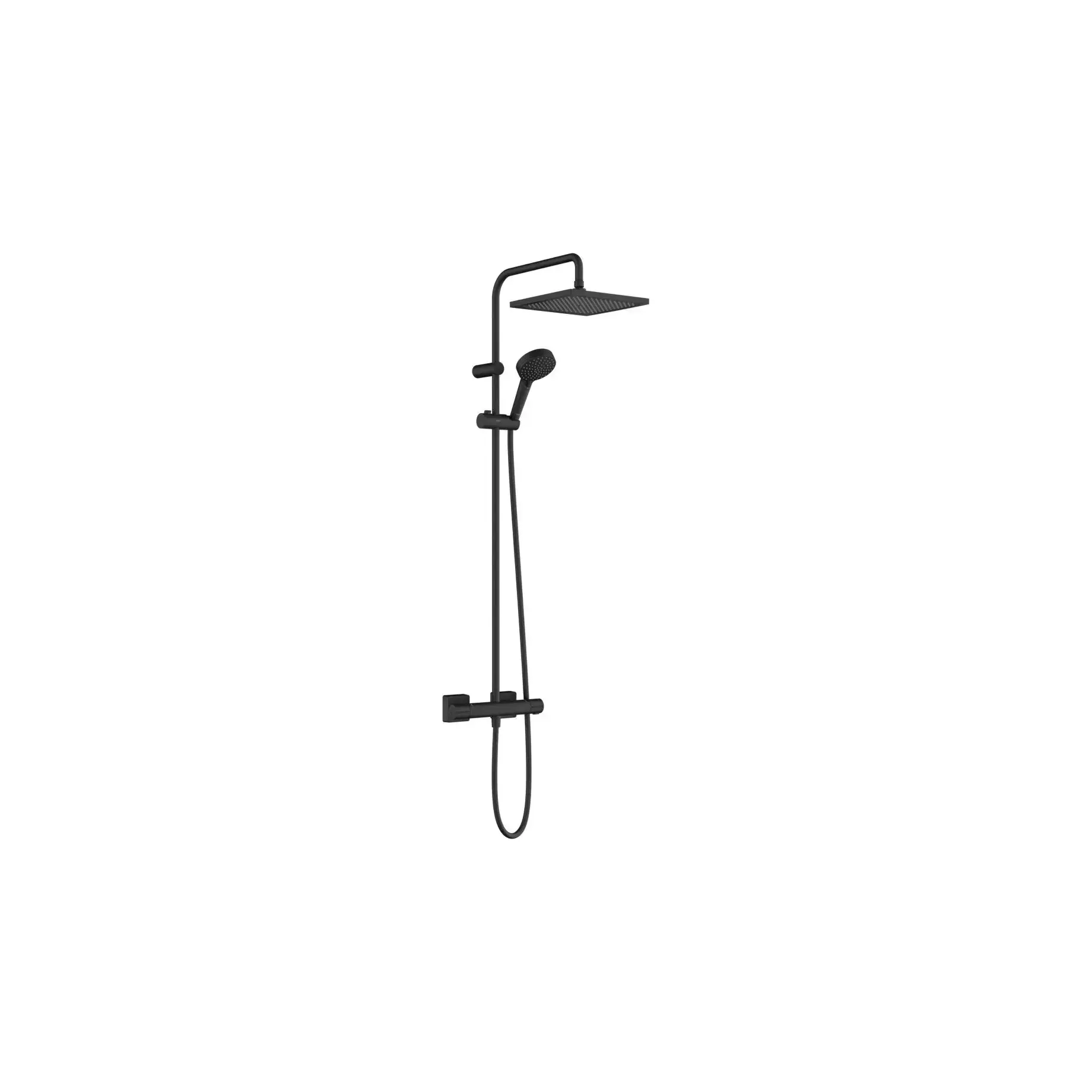 Душова система з термостатом Vernis Shape Hansgrohe 26429670 — вид на білому тлі