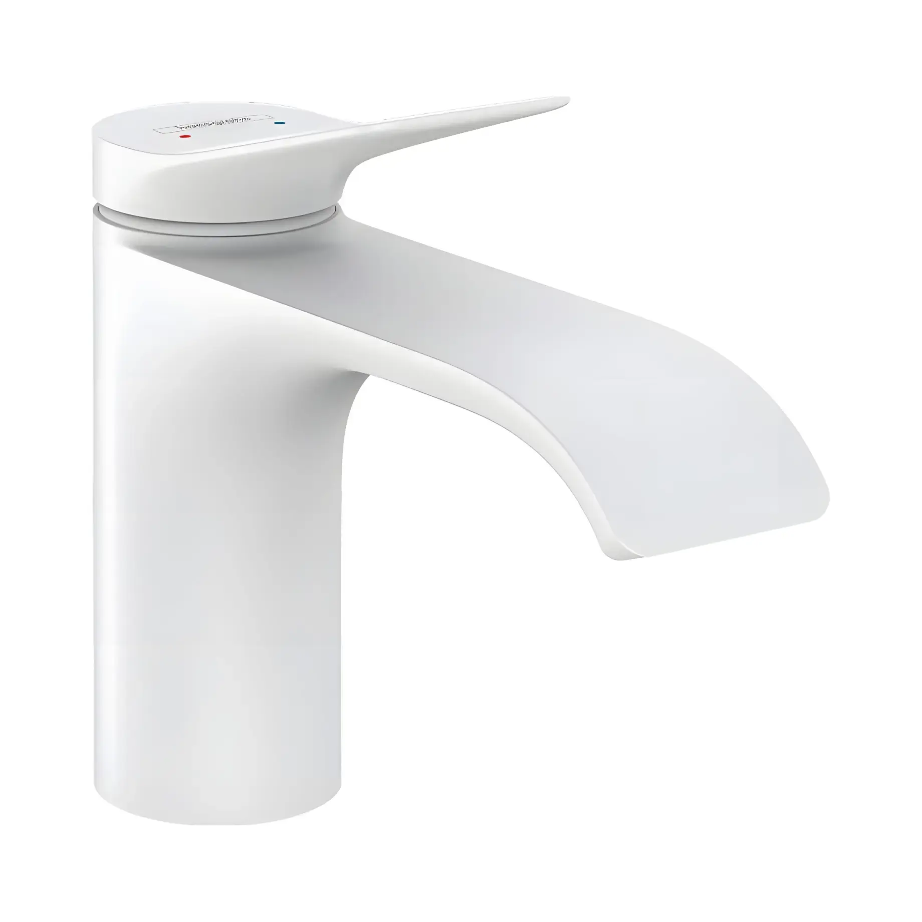 Змішувач для раковини Vivenis Hansgrohe 75012700 White Matt — вид на білому тлі