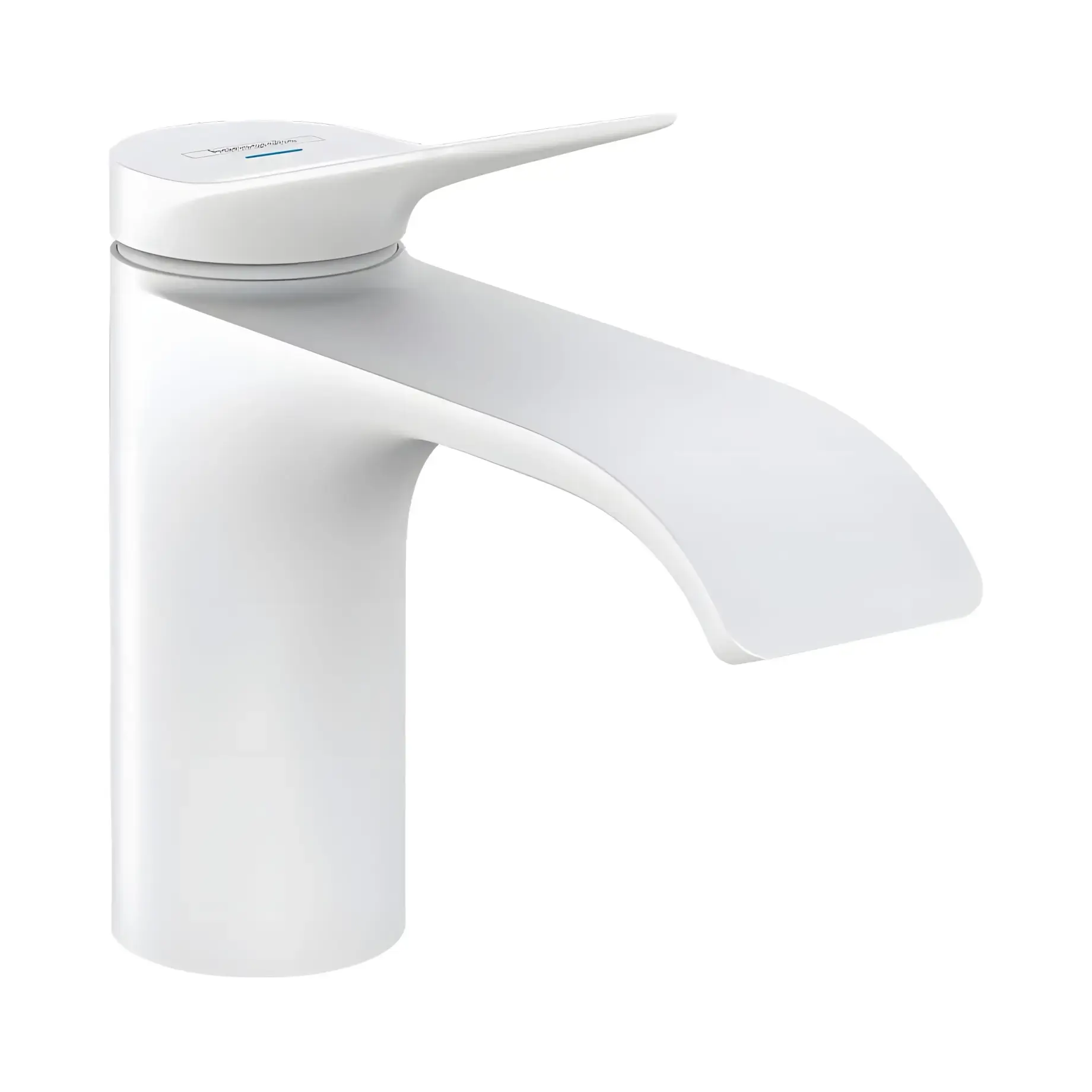 Кран для раковини Vivenis Hansgrohe 75013700 White Matt — вид на білому тлі