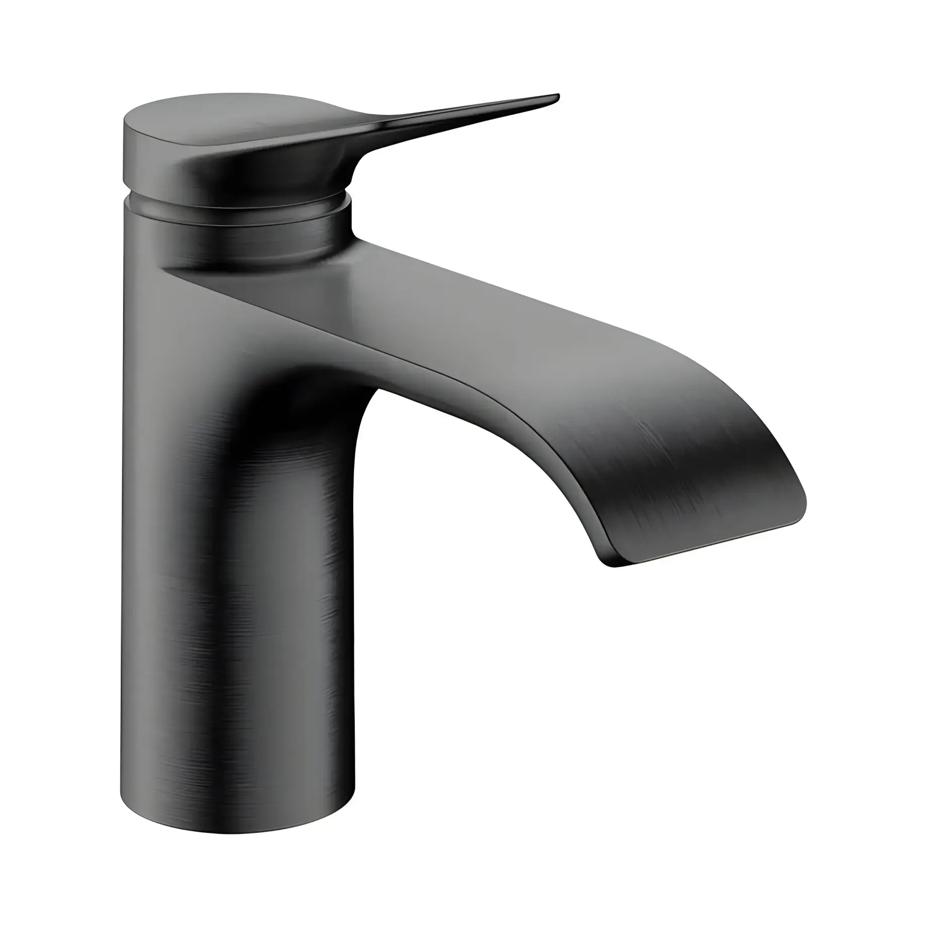 Змішувач для раковини Vivenis Hansgrohe 75015340 Brushed Black Chrome — вид на білому тлі