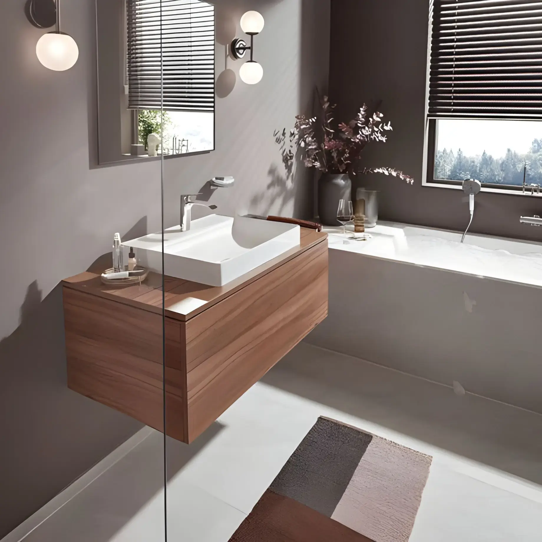 Змішувач для раковини Vivenis Hansgrohe 75020000 Chrome — бічний ракурс