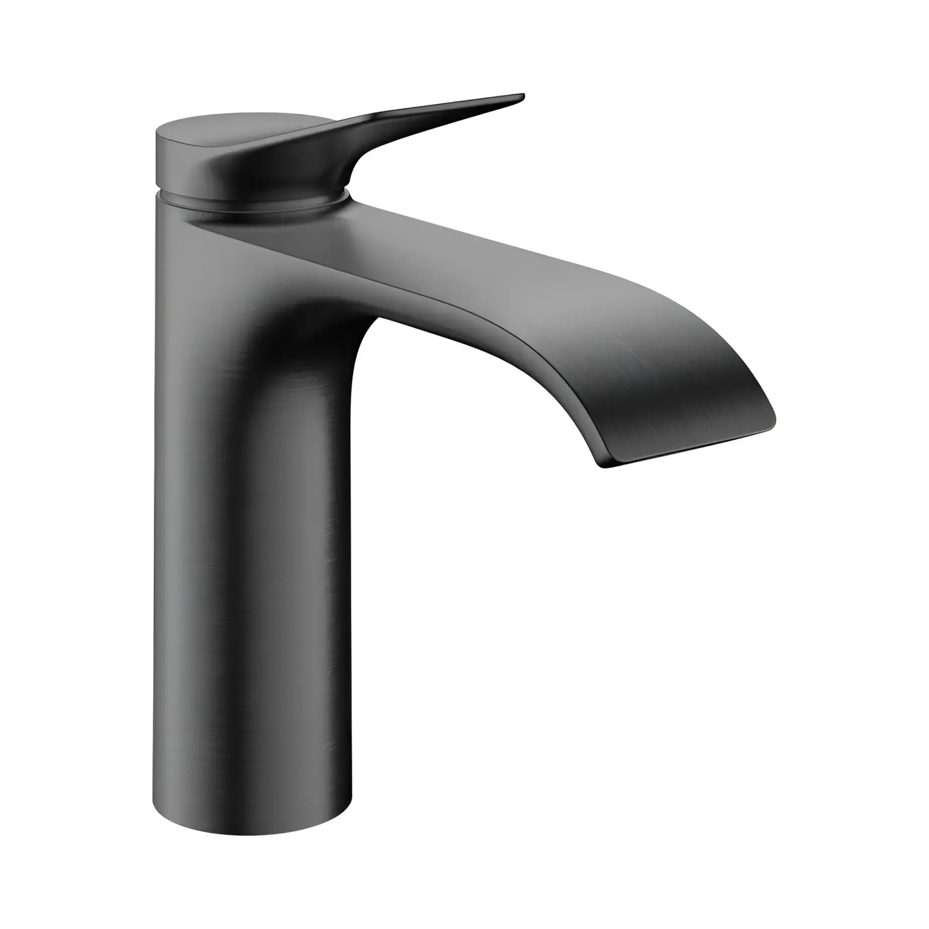 Змішувач для раковини Vivenis Hansgrohe 75020340 Brushed Black Chrome — вид на білому тлі