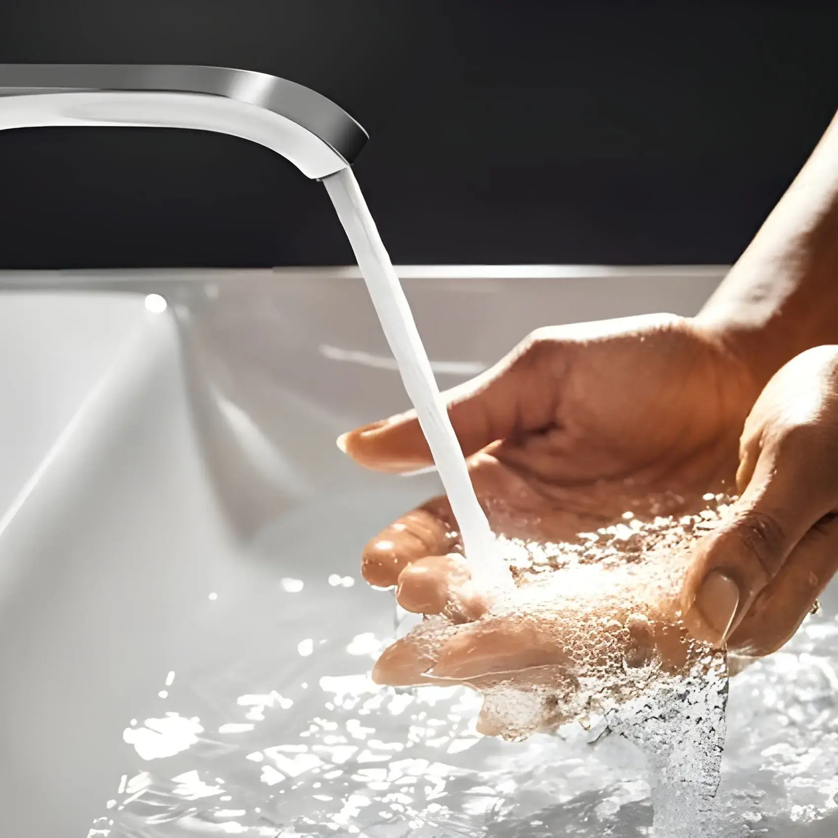 Змішувач для раковини Vivenis Hansgrohe 75022000 Chrome — ракурс 3/4
