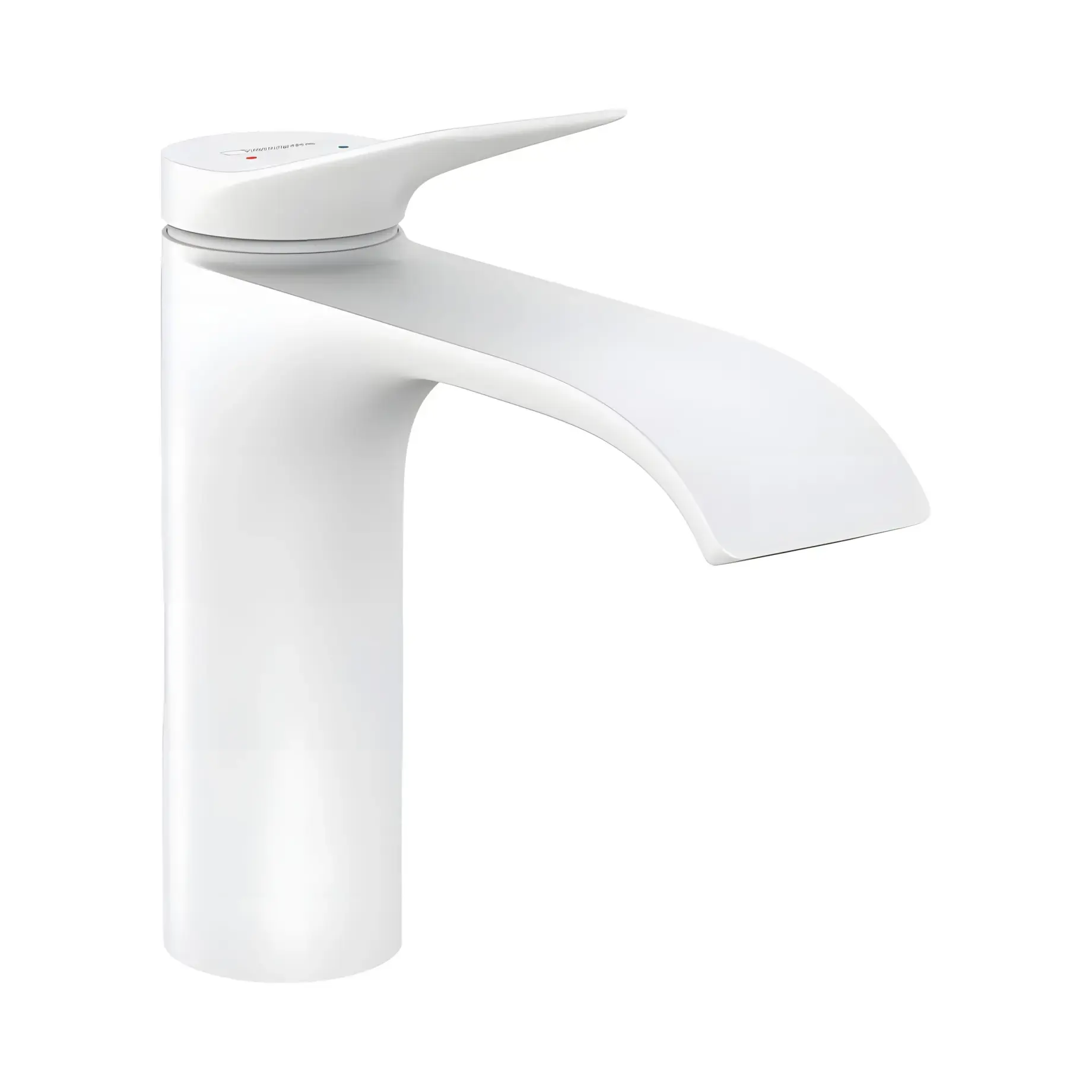 Змішувач для раковини Vivenis Hansgrohe 75022700 White Matt — вид на білому тлі