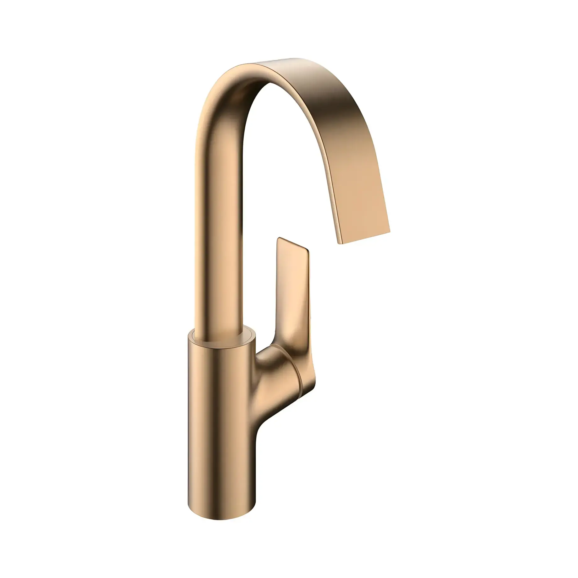Змішувач для раковини Vivenis Hansgrohe 75032140 Brushed Bronze — вид на білому тлі