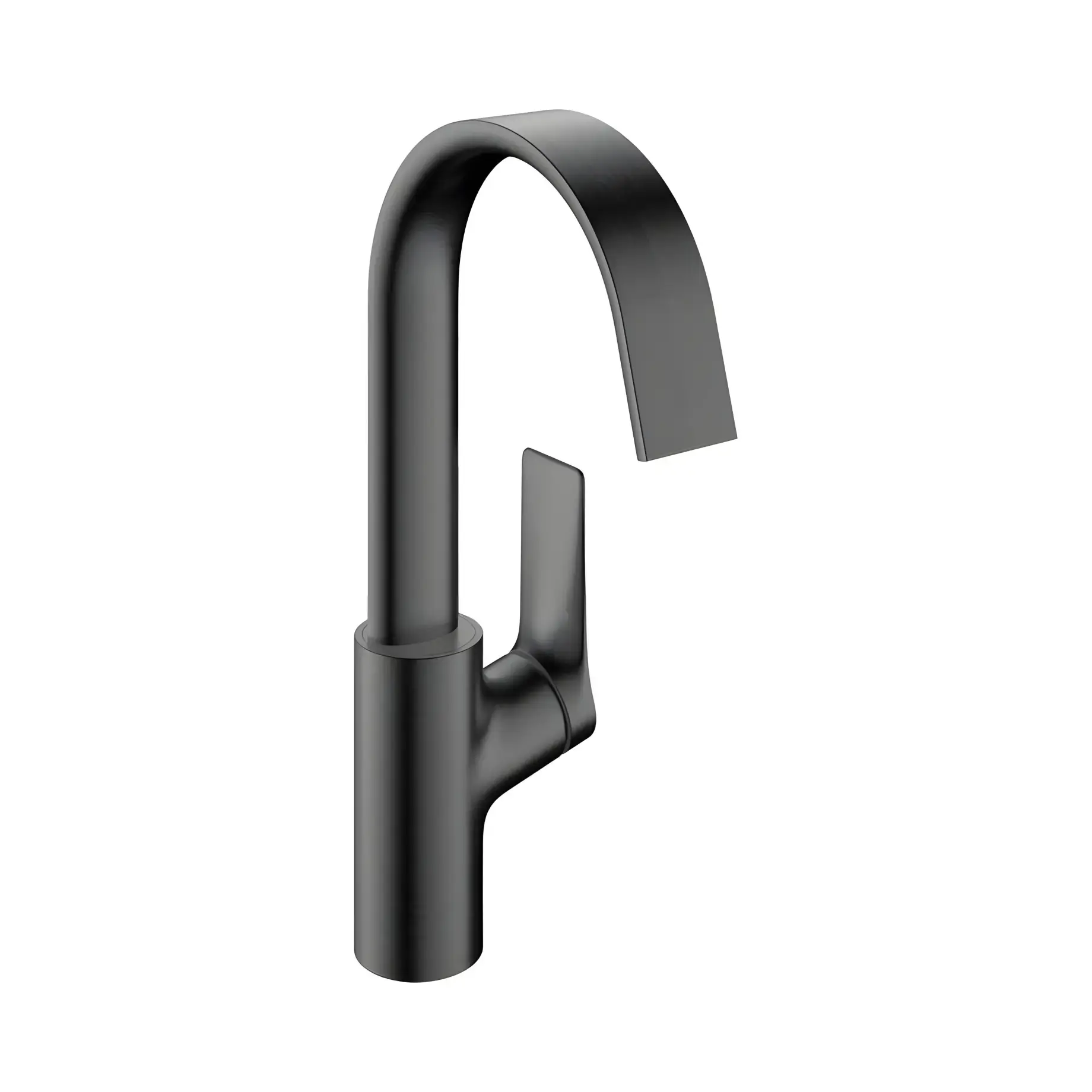 Змішувач для раковини Vivenis Hansgrohe 75032340 Brushed Black Chrome — вид на білому тлі