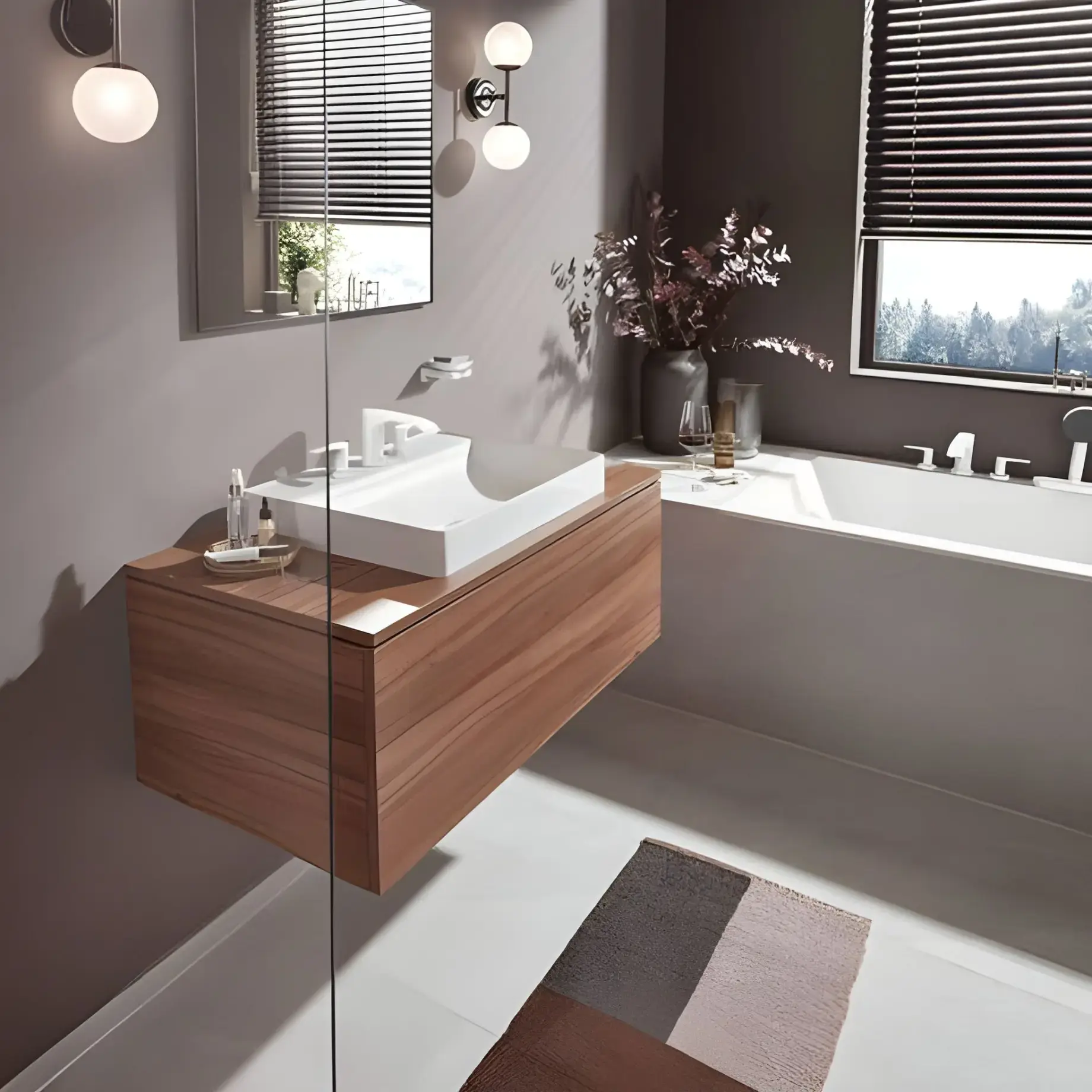 Змішувач для раковини Vivenis Hansgrohe 75033700 White Matt — вид спереду