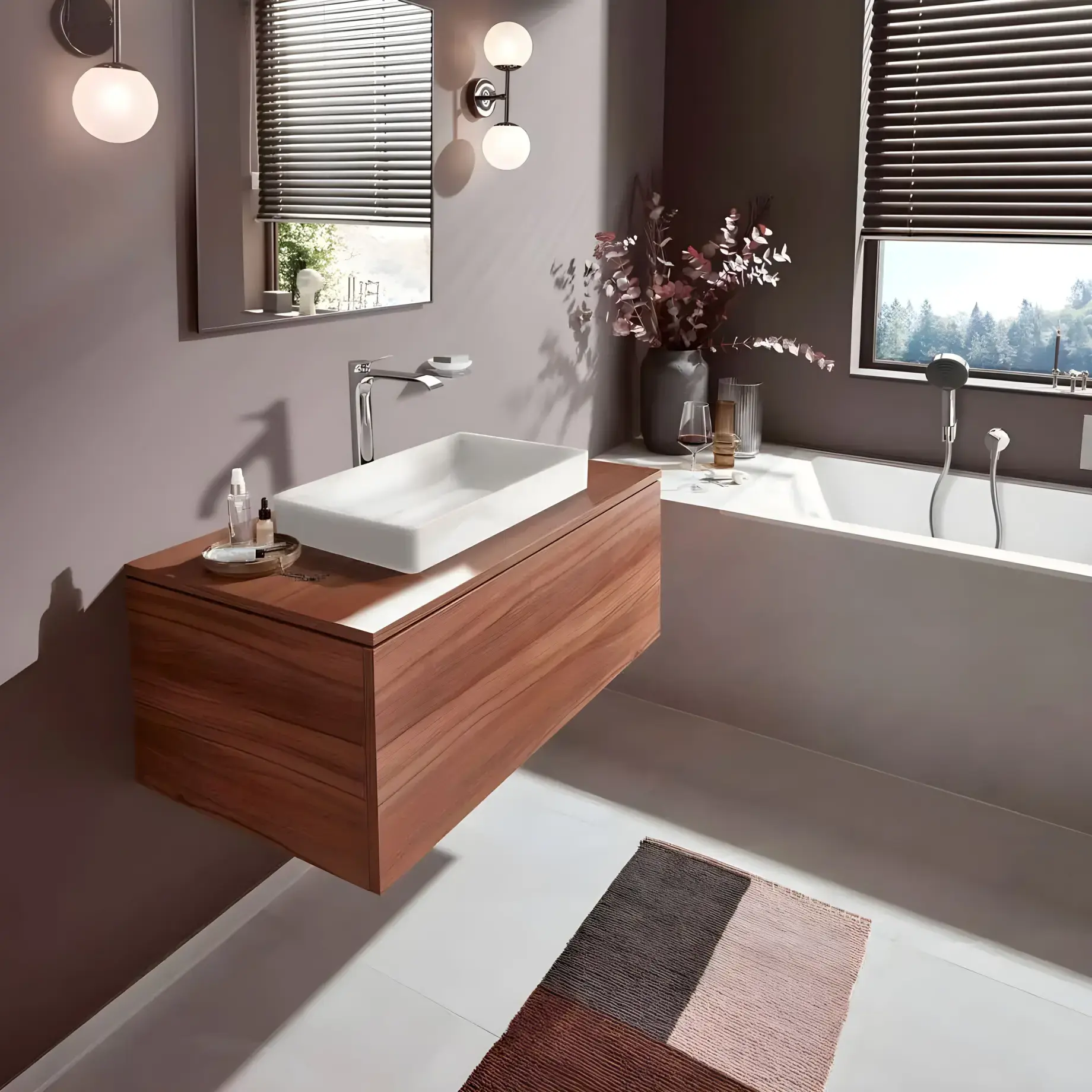Змішувач для раковини Vivenis Hansgrohe 75040000 Chrome — вид спереду