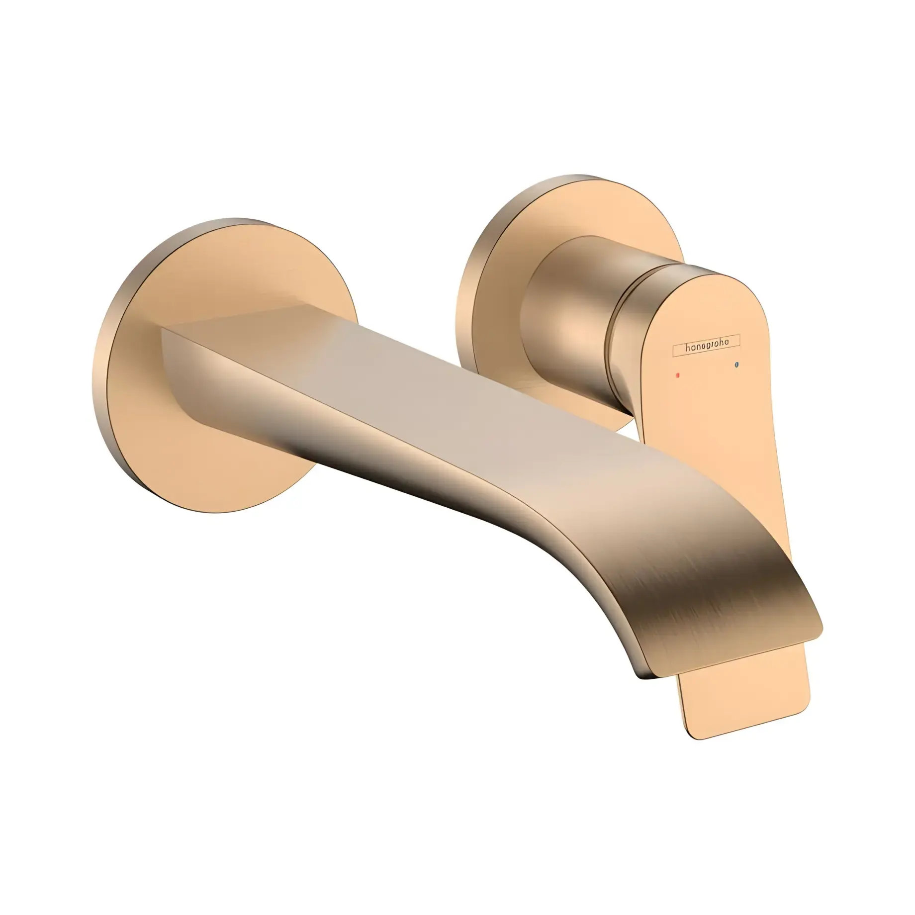 Змішувач для раковини Vivenis Hansgrohe 75050140 Brushed Bronze — вид на білому тлі