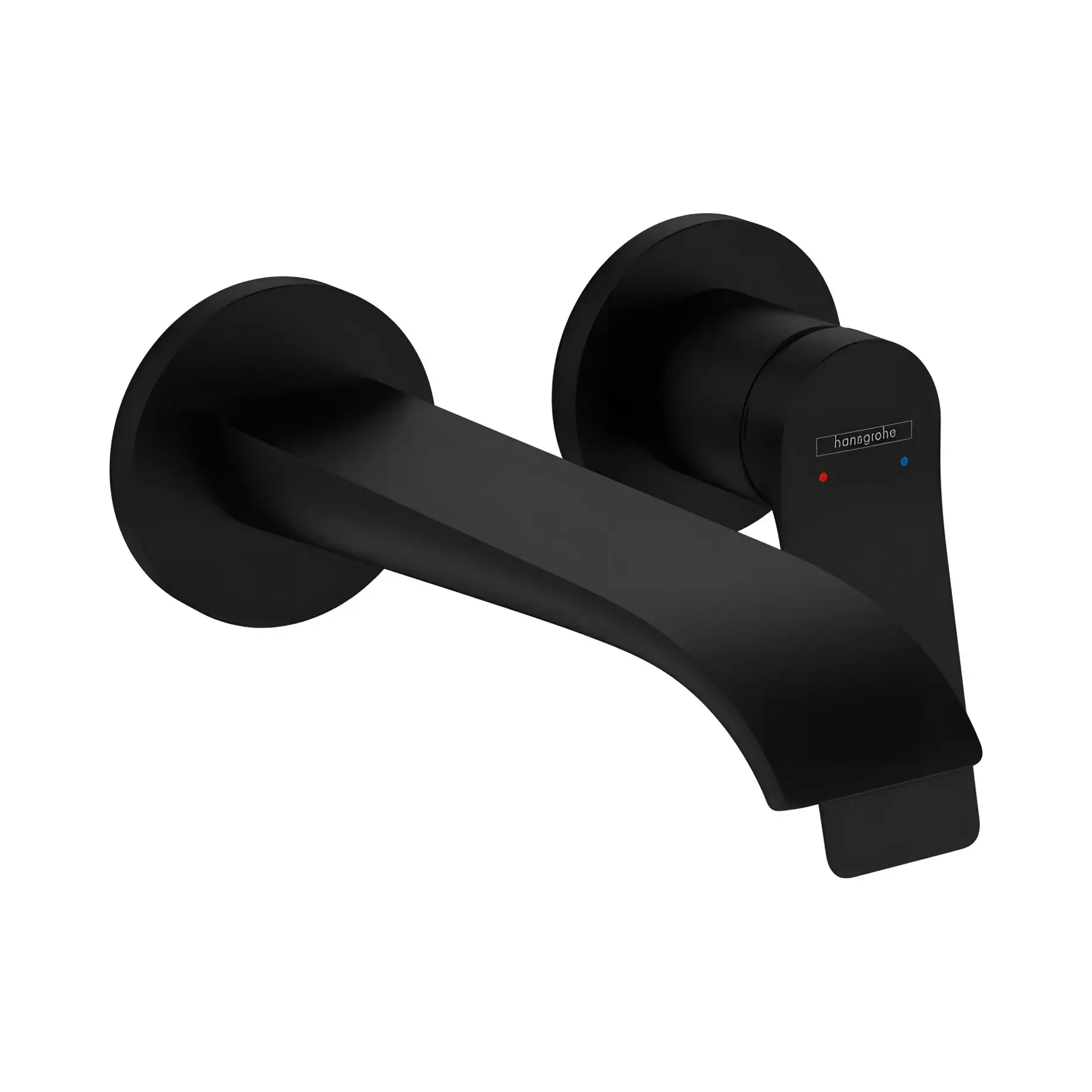 Змішувач для раковини Vivenis Hansgrohe 75050670 Matt Black — вид на білому тлі