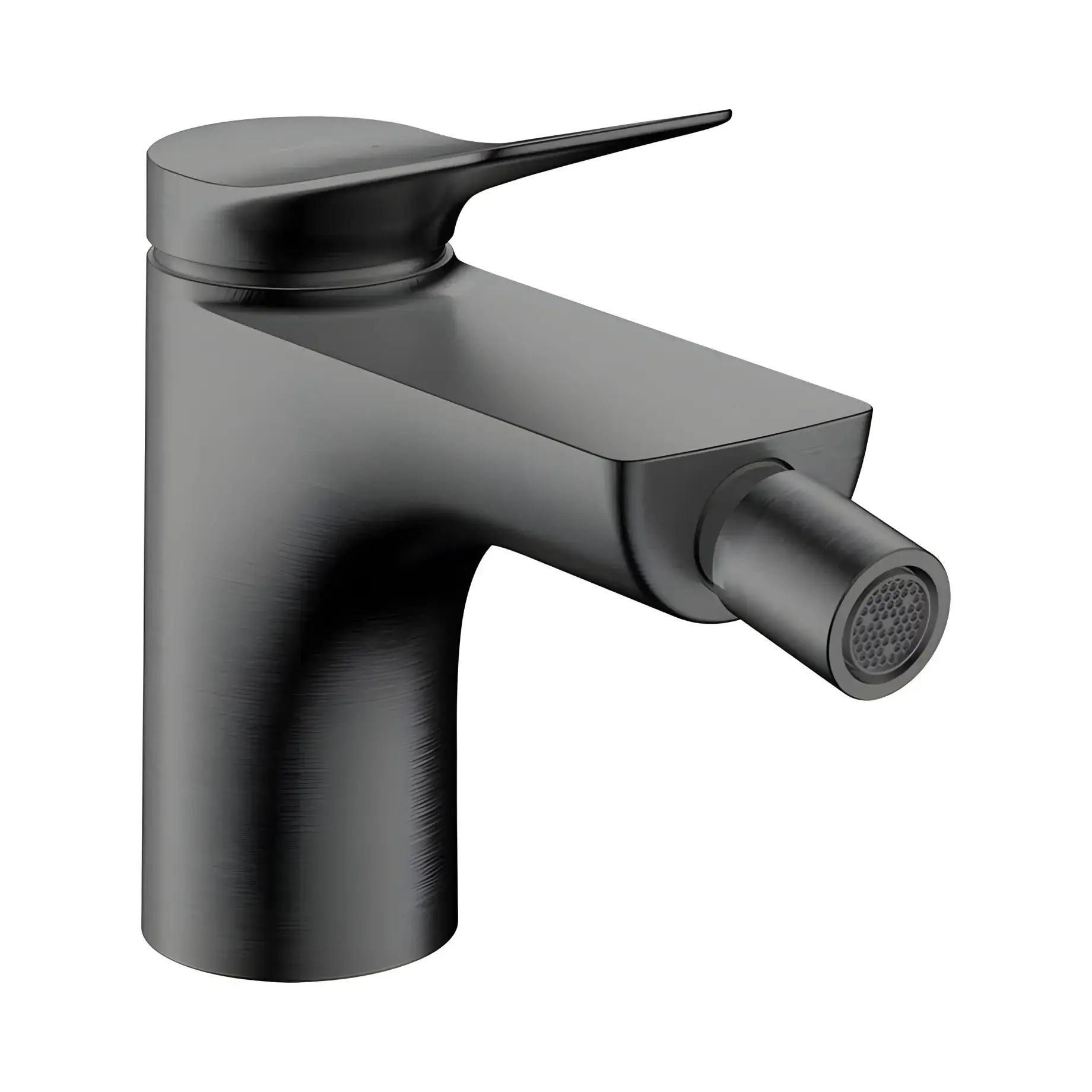 Змішувач для біде Vivenis Hansgrohe 75200340 Brushed Black Chrome — вид на білому тлі