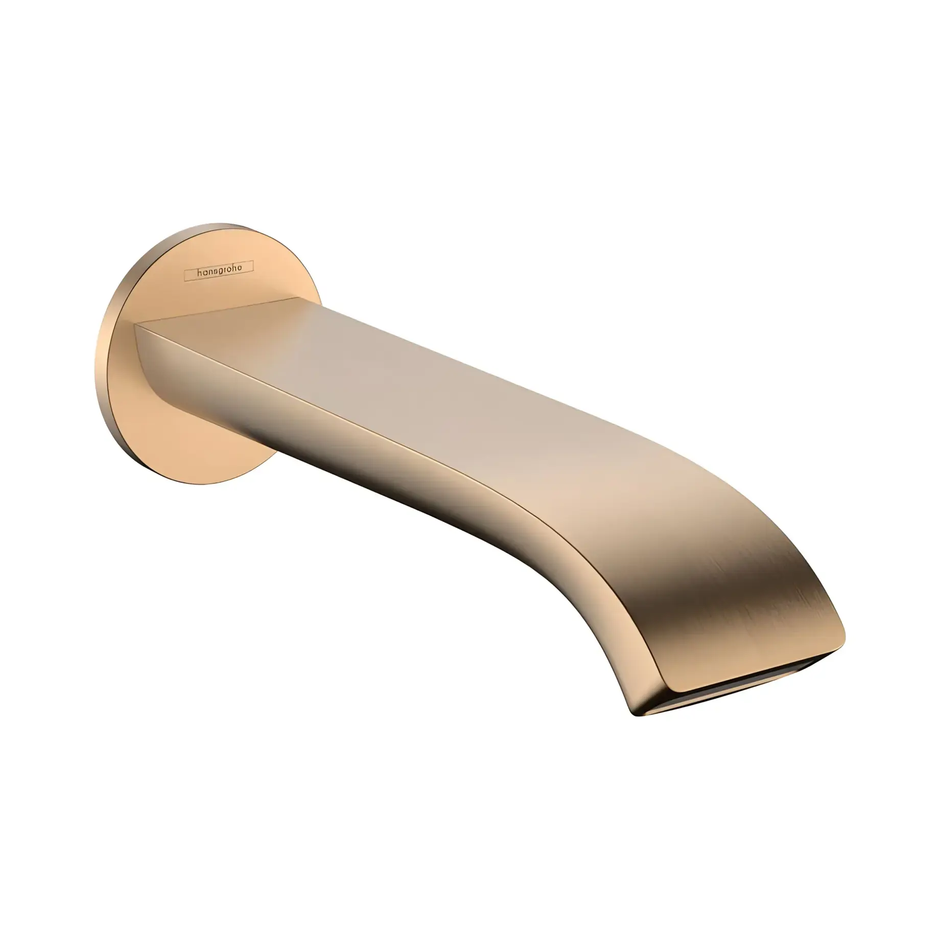 Вилив Vivenis Hansgrohe 75410140 Brushed Bronze — вид на білому тлі