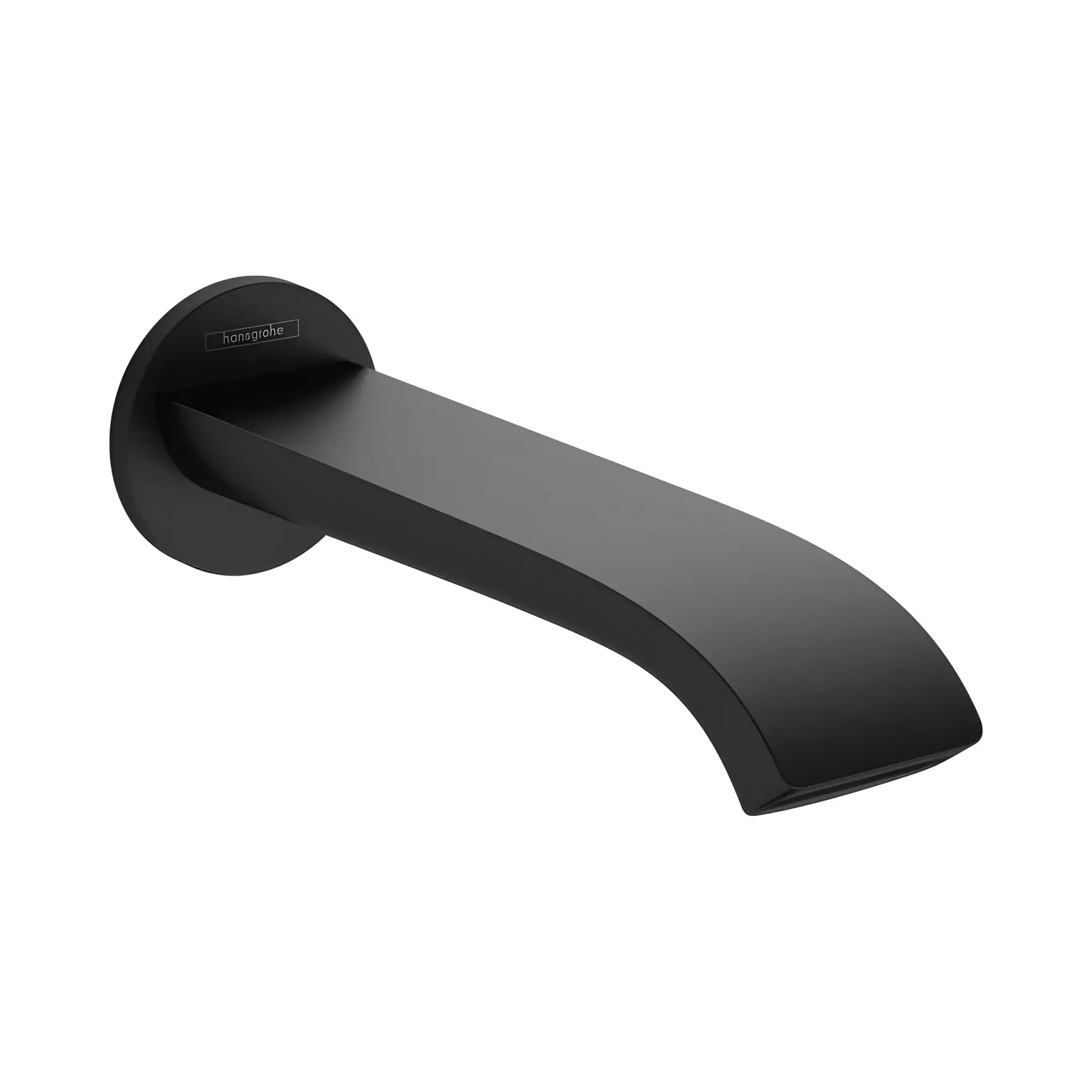 Вилив Vivenis Hansgrohe 75410670 Matt Black — вид на білому тлі