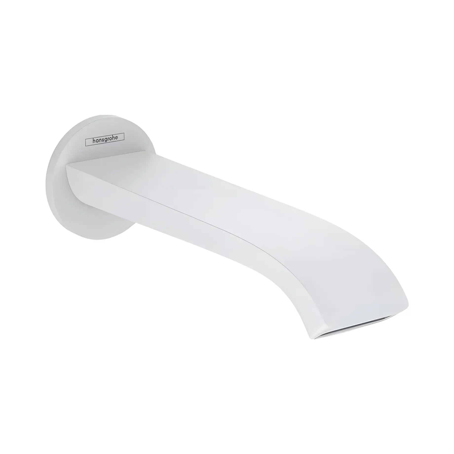 Вилив Vivenis Hansgrohe 75410700 White Matt — вид на білому тлі