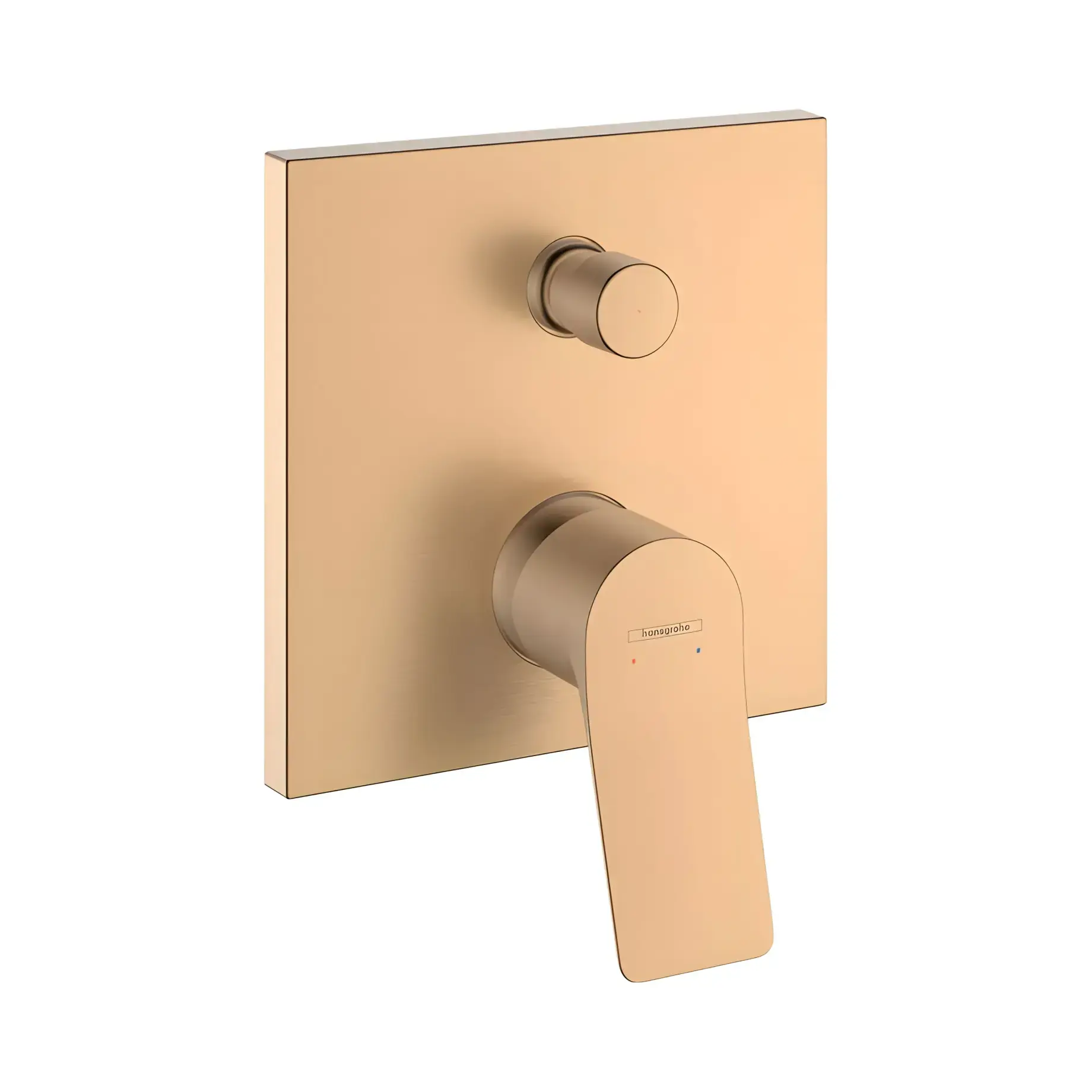 Змішувач для ванни та душу Vivenis Hansgrohe 75415140 Brushed Bronze — вид на білому тлі