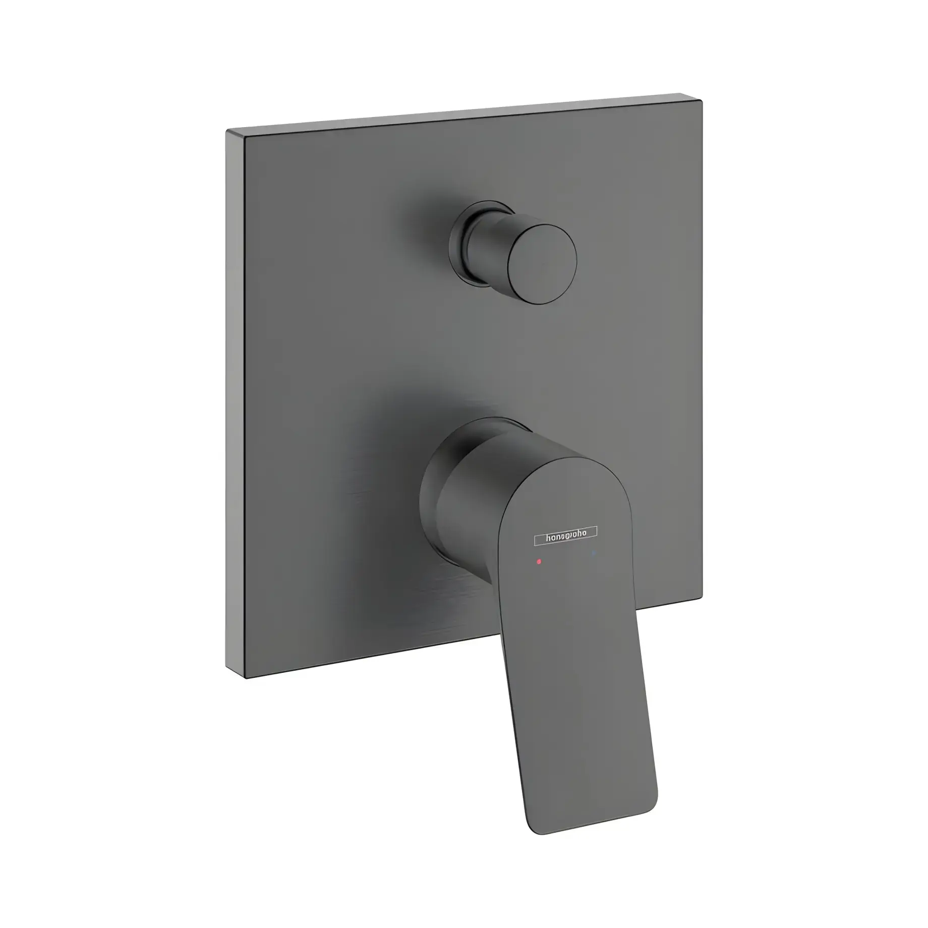 Змішувач для ванни та душу Vivenis Hansgrohe 75416340 Brushed Black Chrome — вид на білому тлі