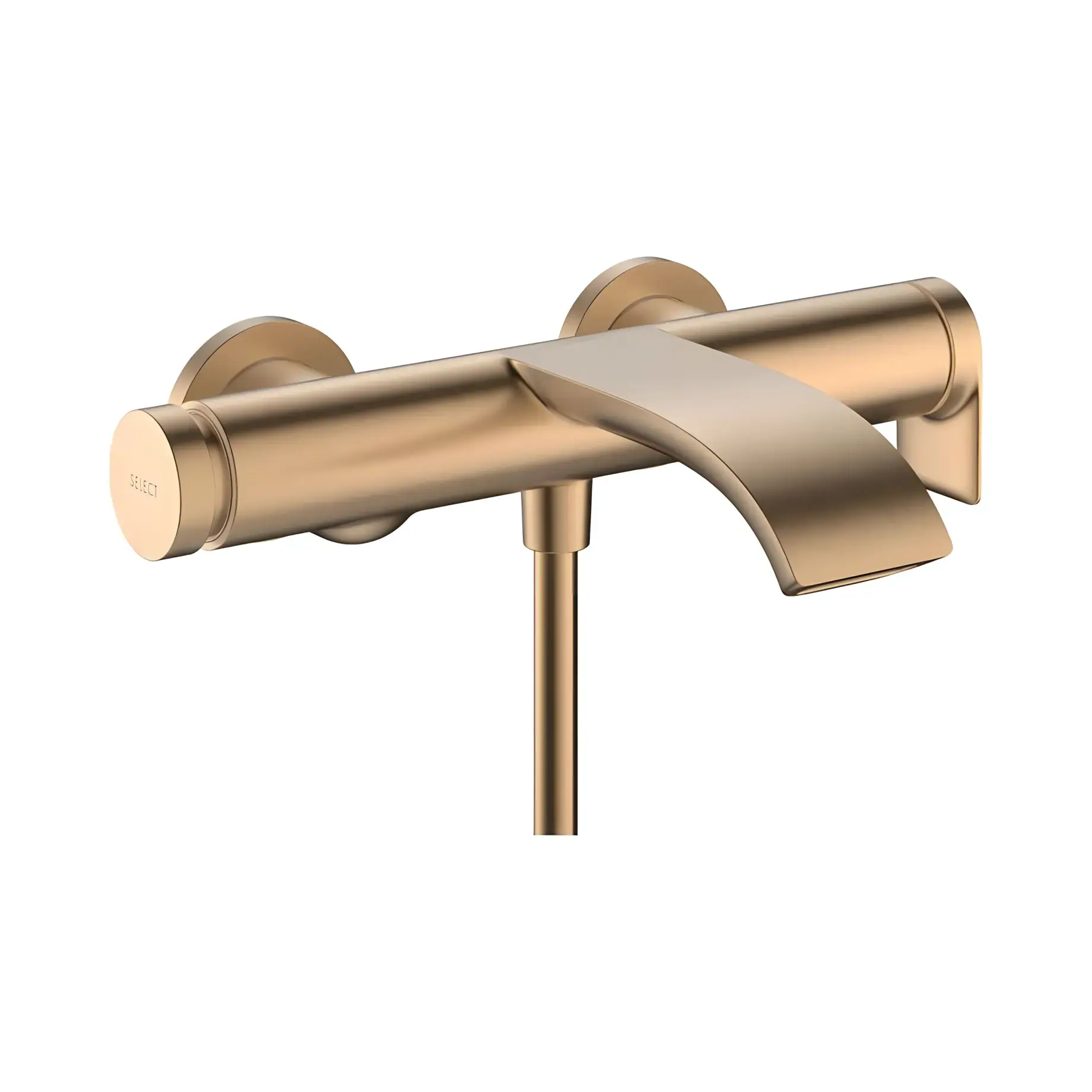 Змішувач для ванни Vivenis Hansgrohe 75420140 Brushed Bronze — вид на білому тлі