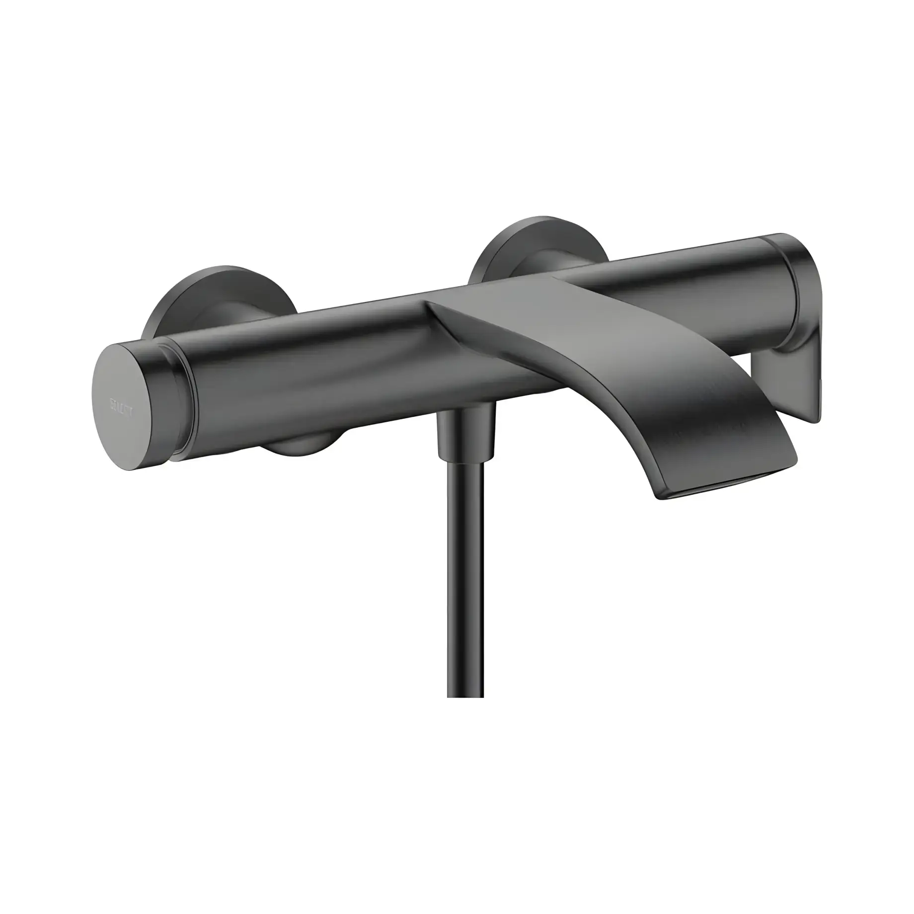 Змішувач для ванни Vivenis Hansgrohe 75420340 Brushed Black Chrome — вид на білому тлі