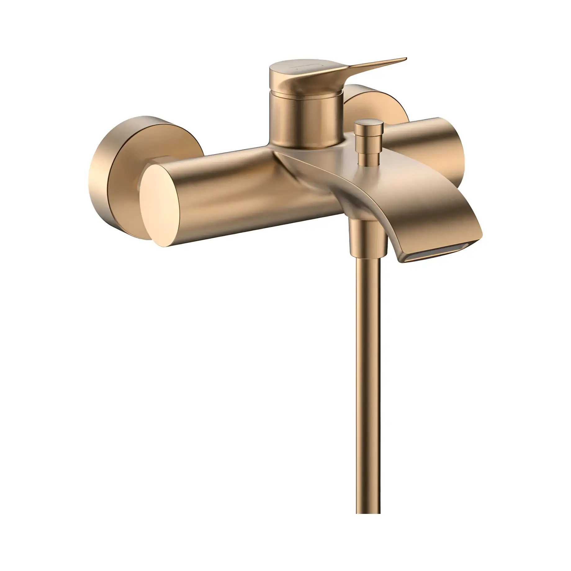 Змішувач для ванни Vivenis Hansgrohe 75423140 Brushed Bronze — вид на білому тлі