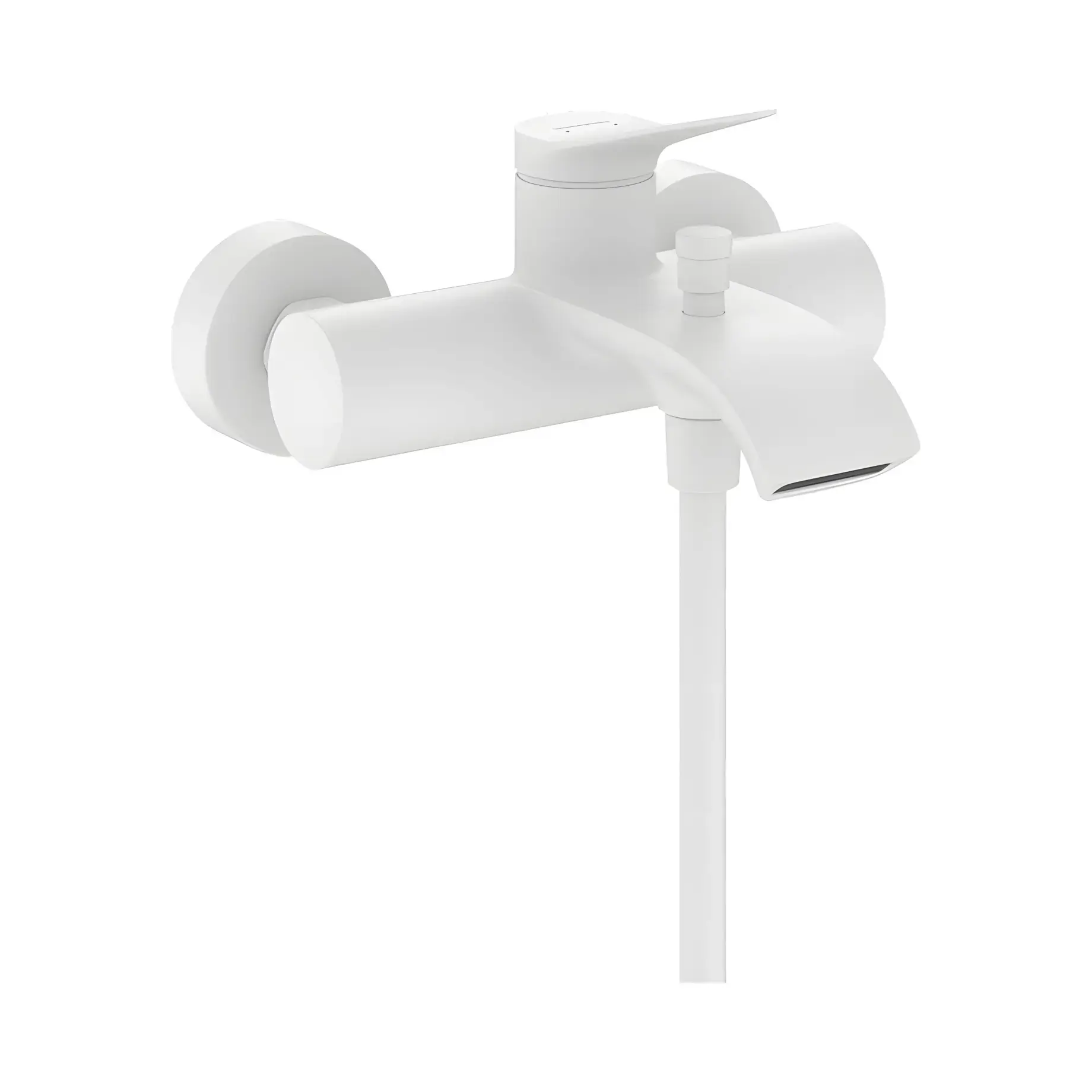 Змішувач для ванни Vivenis Hansgrohe 75423700 White Matt — вид на білому тлі