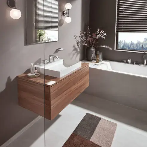 Змішувач для ванни Vivenis Hansgrohe 75444000 Chrome — вид спереду