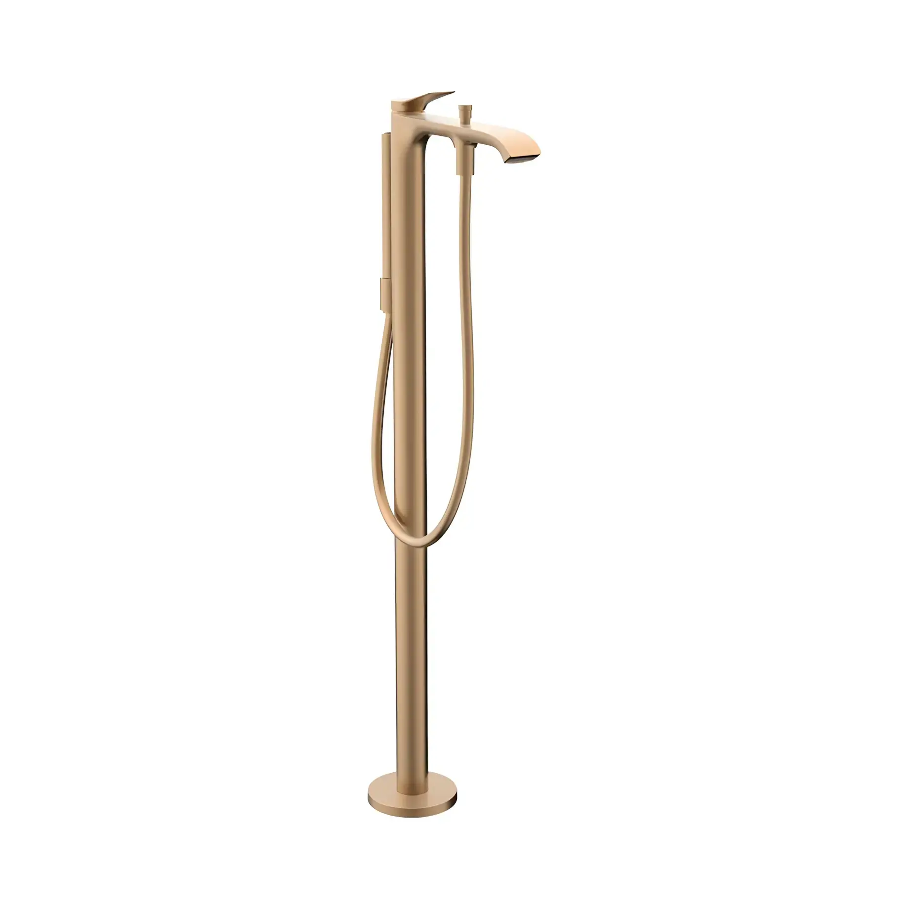 Змішувач для ванни Vivenis Hansgrohe 75445140 Brushed Bronze — вид на білому тлі
