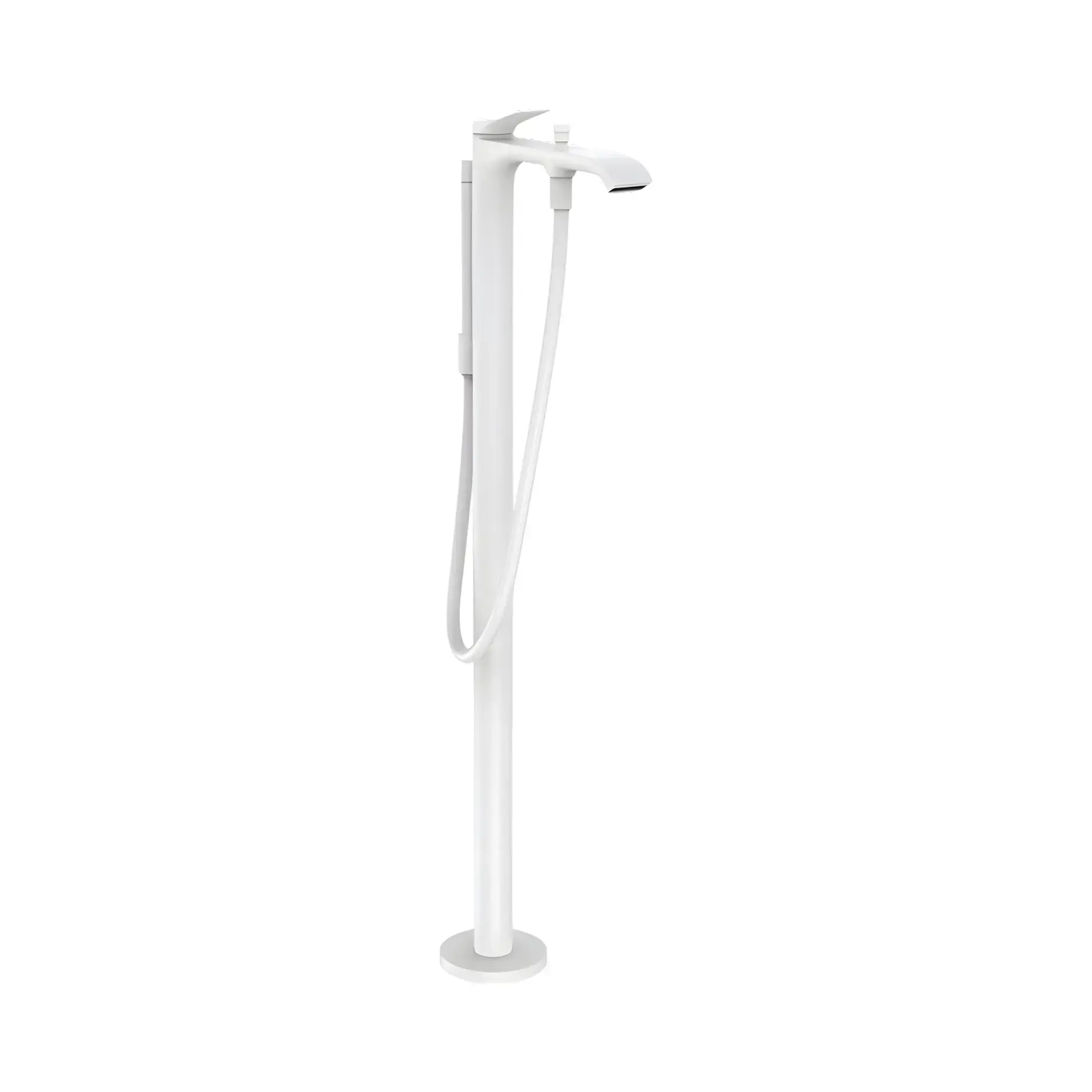 Змішувач для ванни Vivenis Hansgrohe 75445700 White Matt — вид на білому тлі