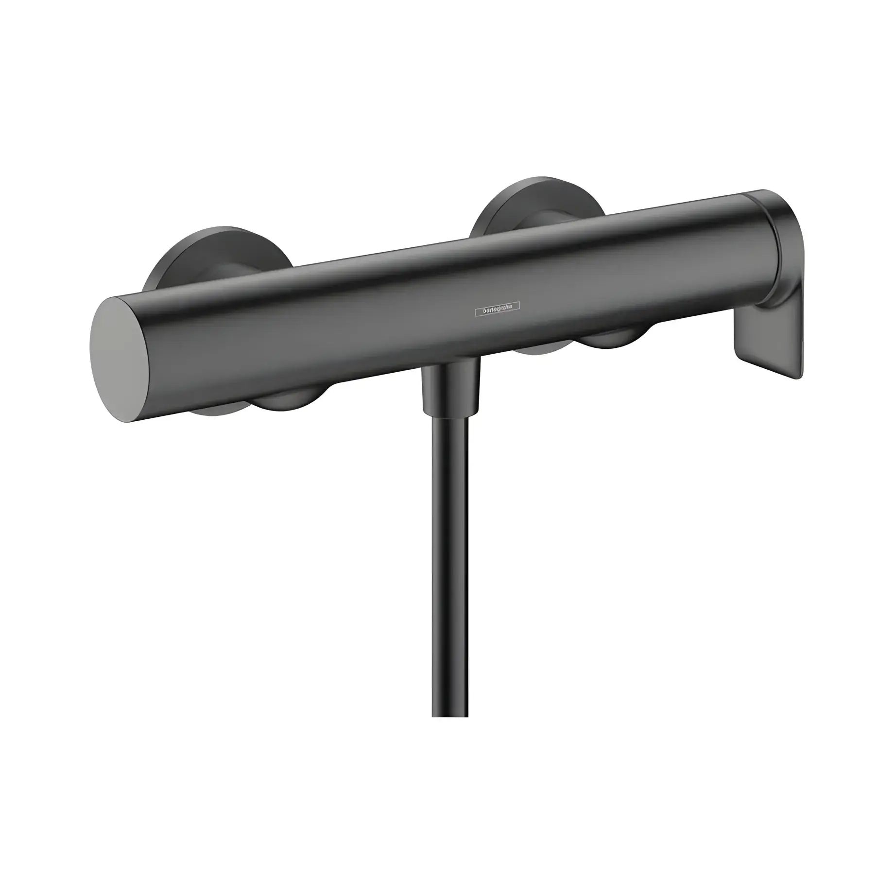 Змішувач для душу Vivenis Hansgrohe 75620340 Brushed Black Chrome — вид на білому тлі