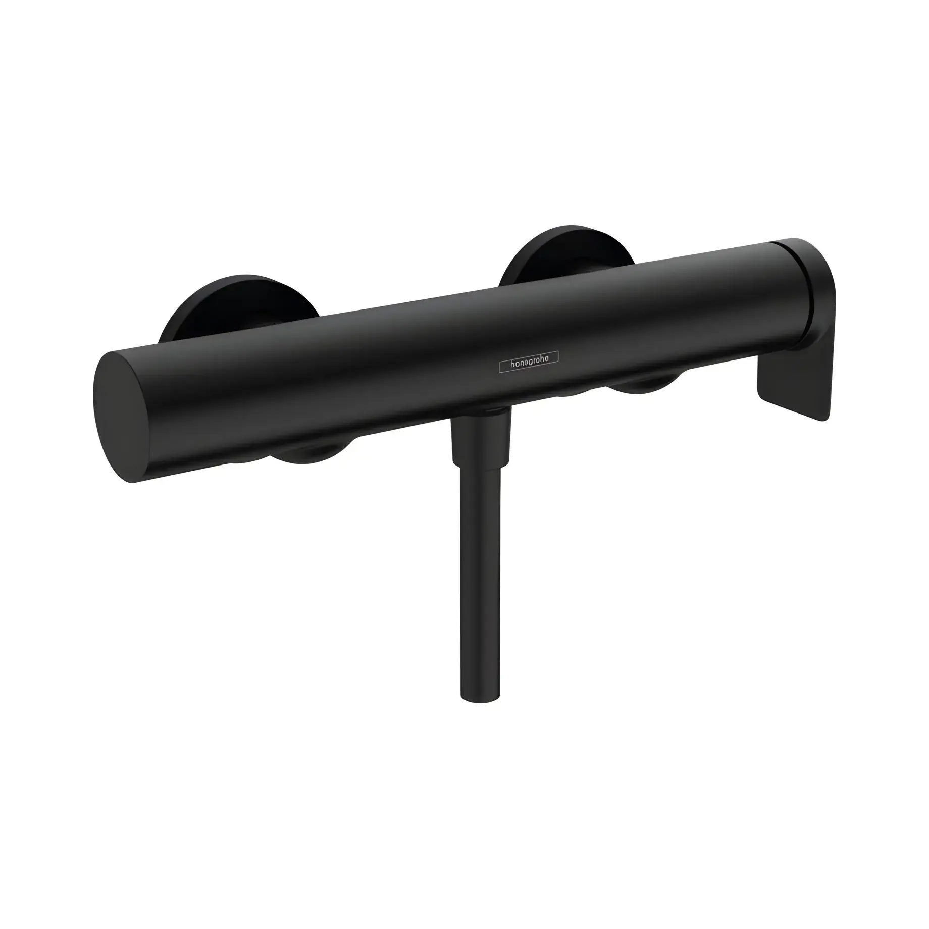 Змішувач для душу Vivenis Hansgrohe 75620670 Matt Black — вид на білому тлі