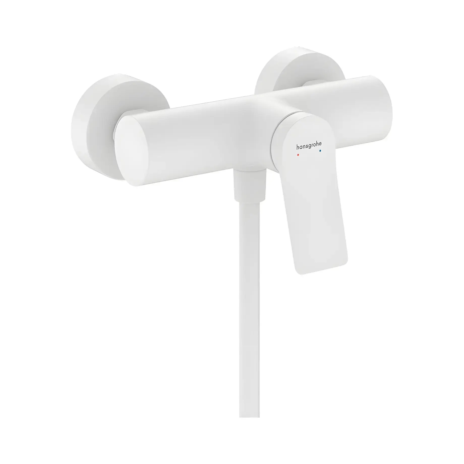 Змішувач для душу Vivenis Hansgrohe 75623700 White Matt — вид на білому тлі