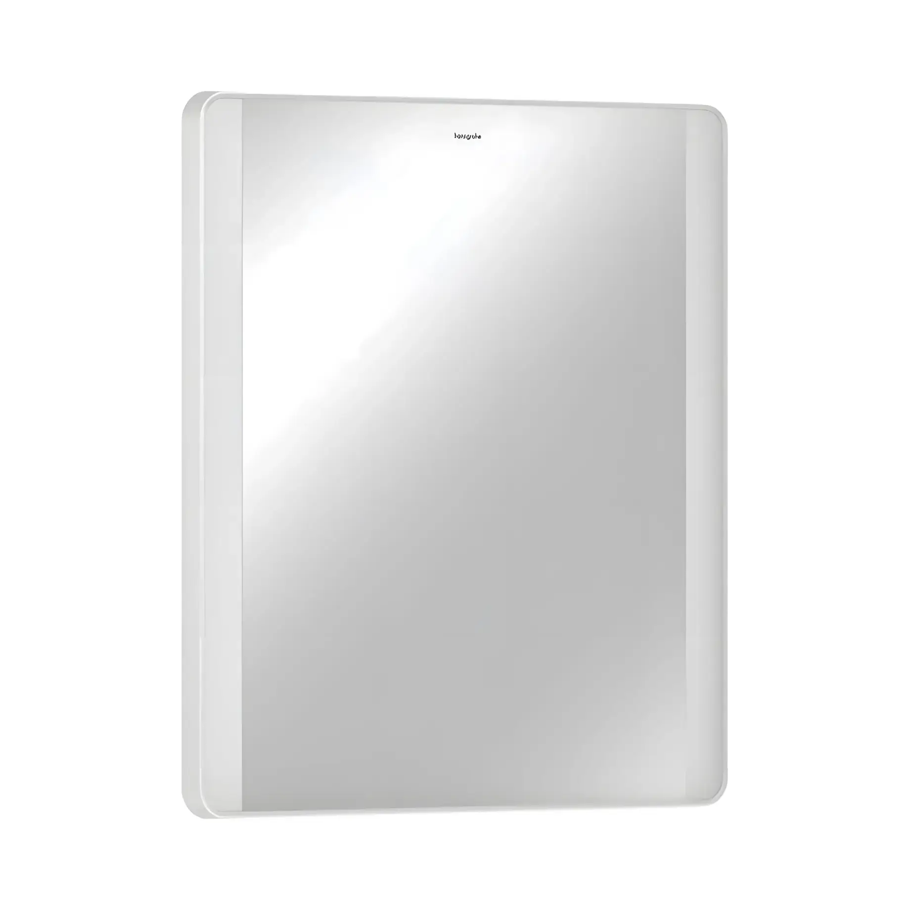 Дзеркало Xarita Lite Q Hansgrohe 54962700 Matt White 60 х 70 х 3.3 см — вид на білому тлі