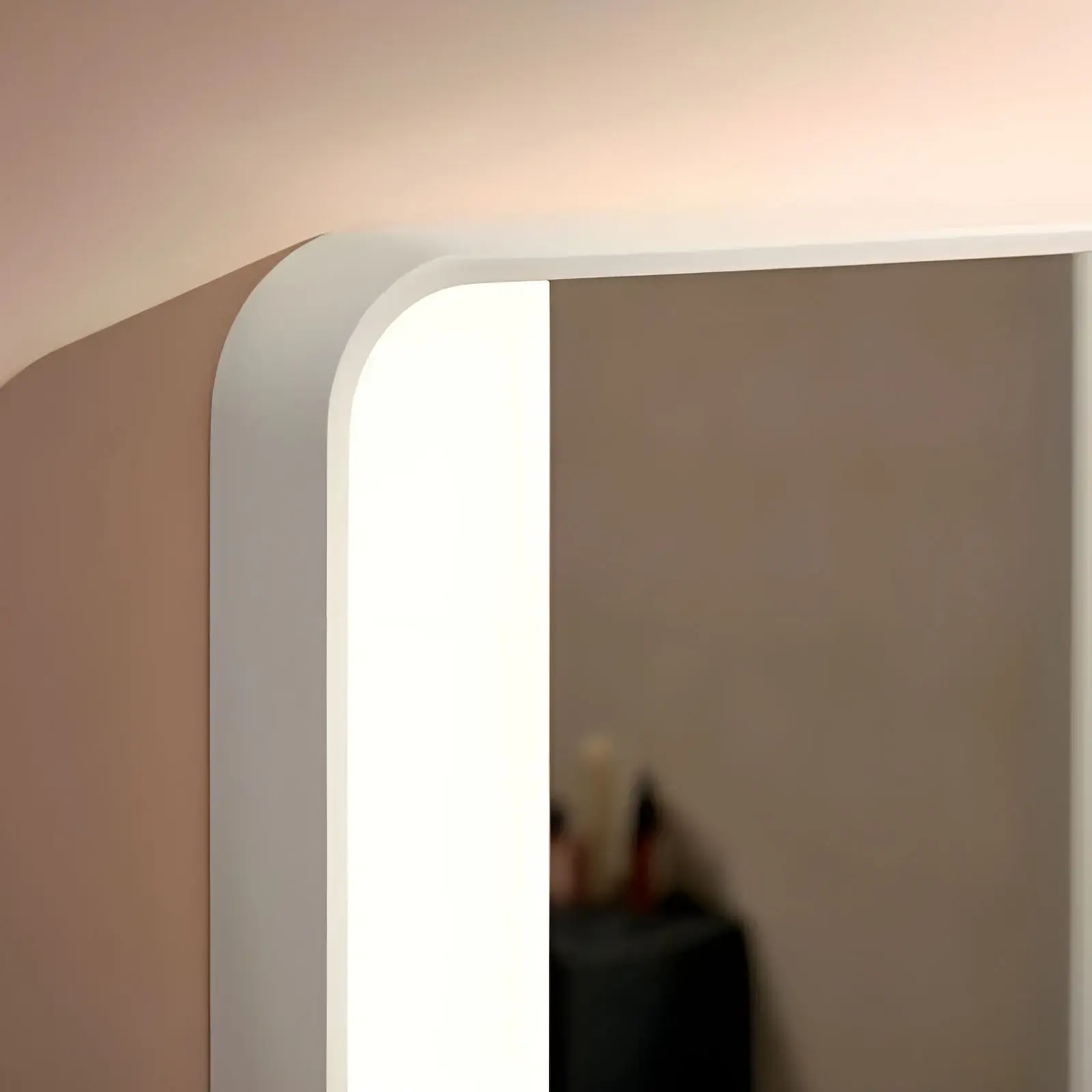 Дзеркало Xarita Lite Q Hansgrohe 54962700 Matt White — вид згори