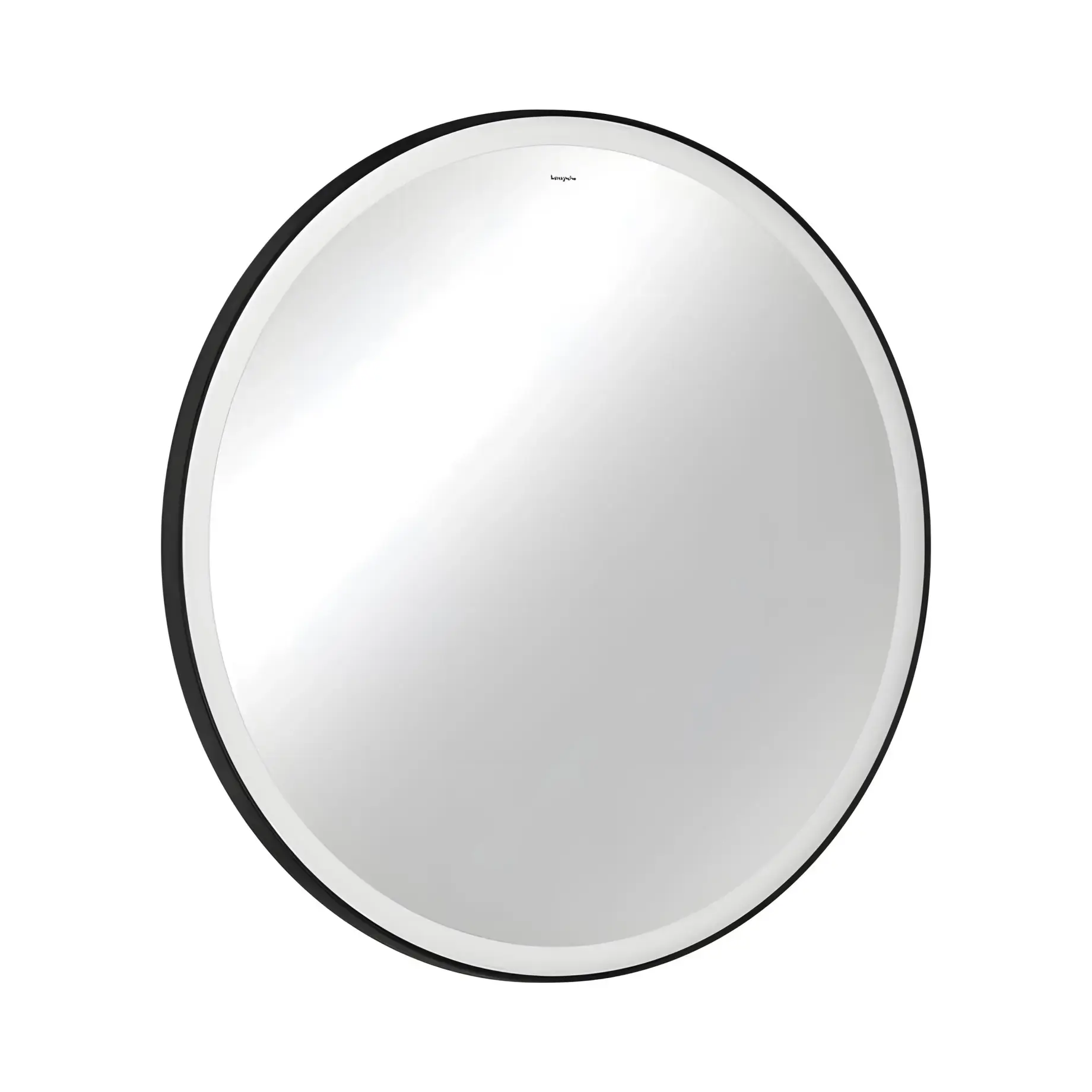 Дзеркало Xarita Lite S Hansgrohe 54967670 Matt Black — вид на білому тлі