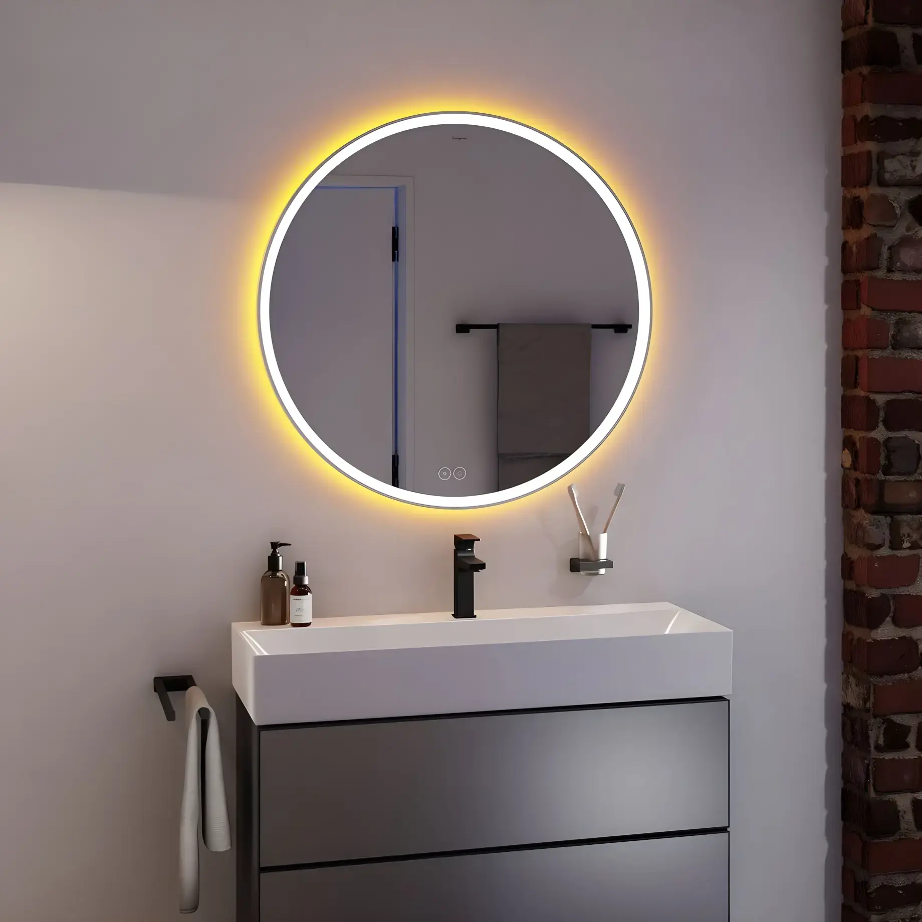 Дзеркало Xarita S Hansgrohe 54981700 — вид згори