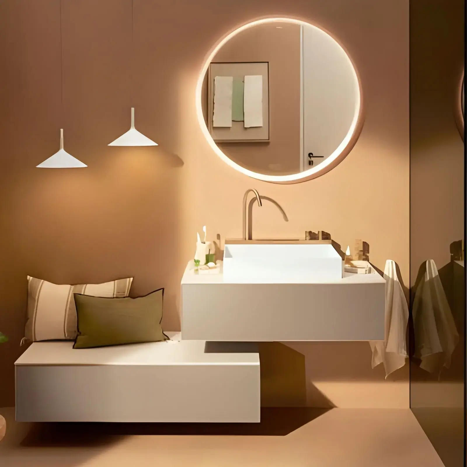 Дзеркало Xarita S Hansgrohe 54981700 — вид спереду