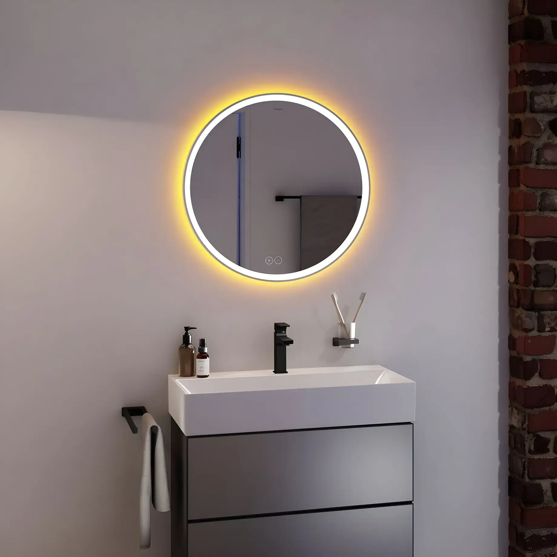 Дзеркало Xarita S Hansgrohe 54982700 — вид спереду