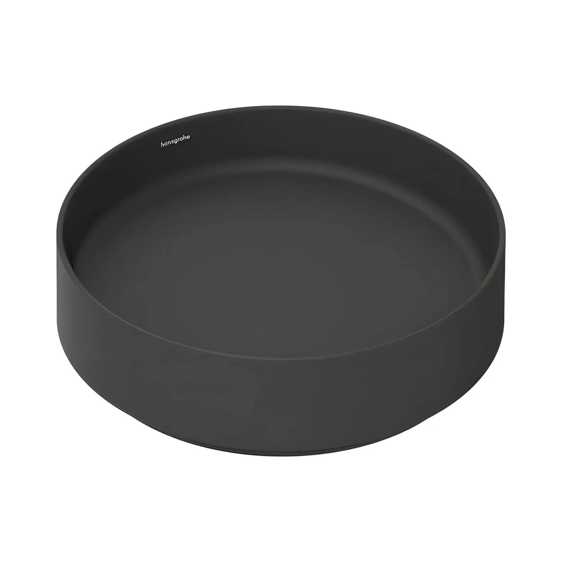Умивальник Xuniva Evo S Hansgrohe 60323670 Matt Black — вид на білому тлі