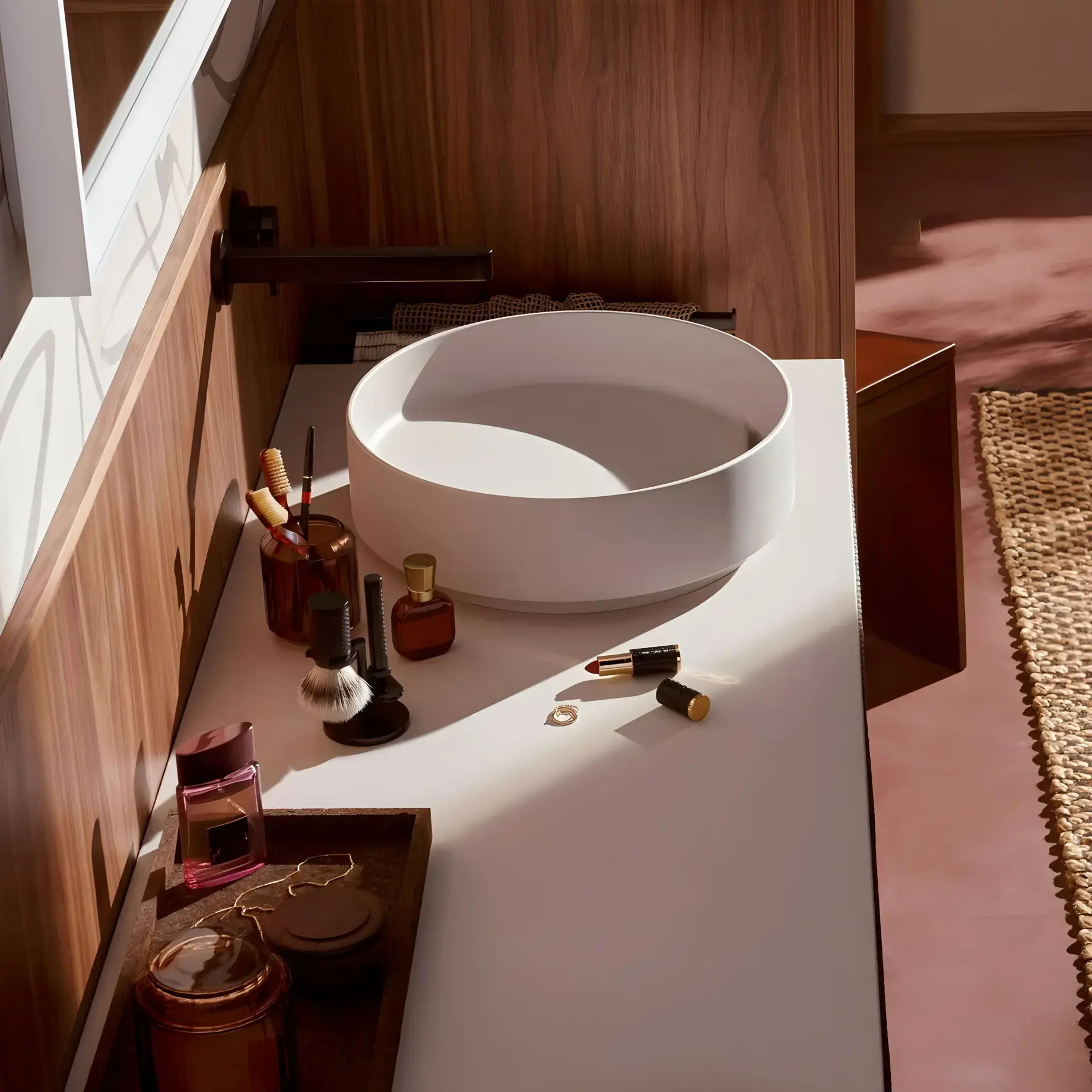 Умивальник Xuniva Evo S Hansgrohe 60323780 Sand Matt Beige — вид всередину