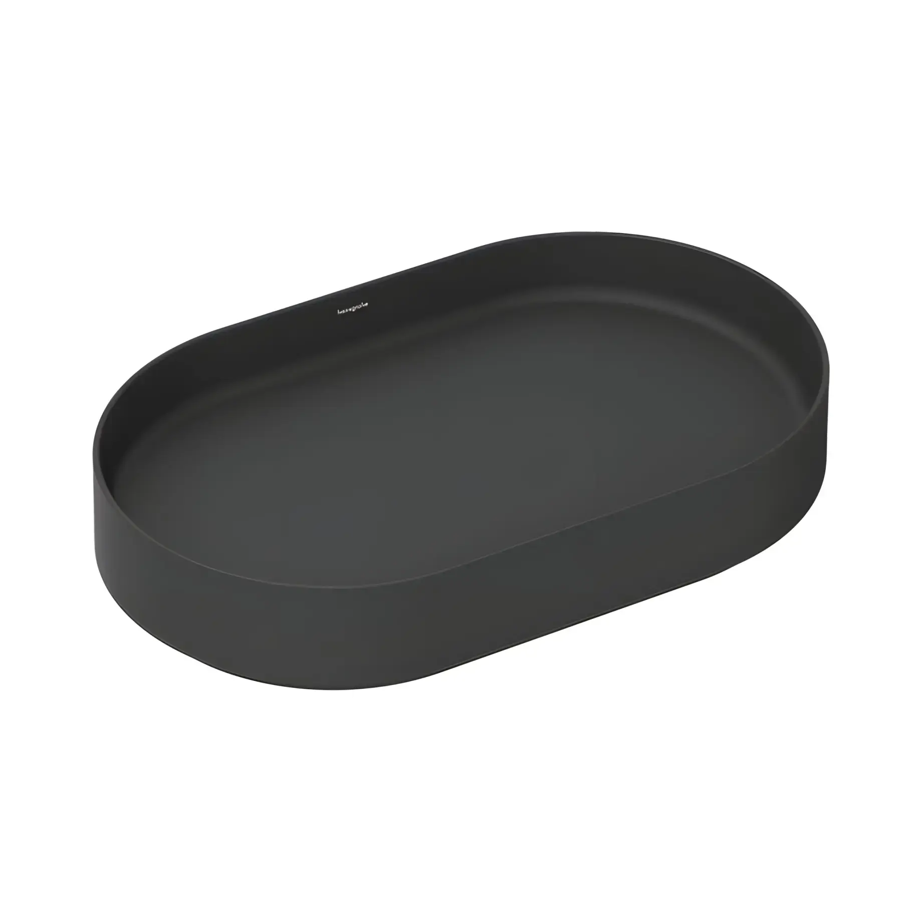 Умивальник Xuniva Evo S Hansgrohe 60325670 Matt Black — вид на білому тлі