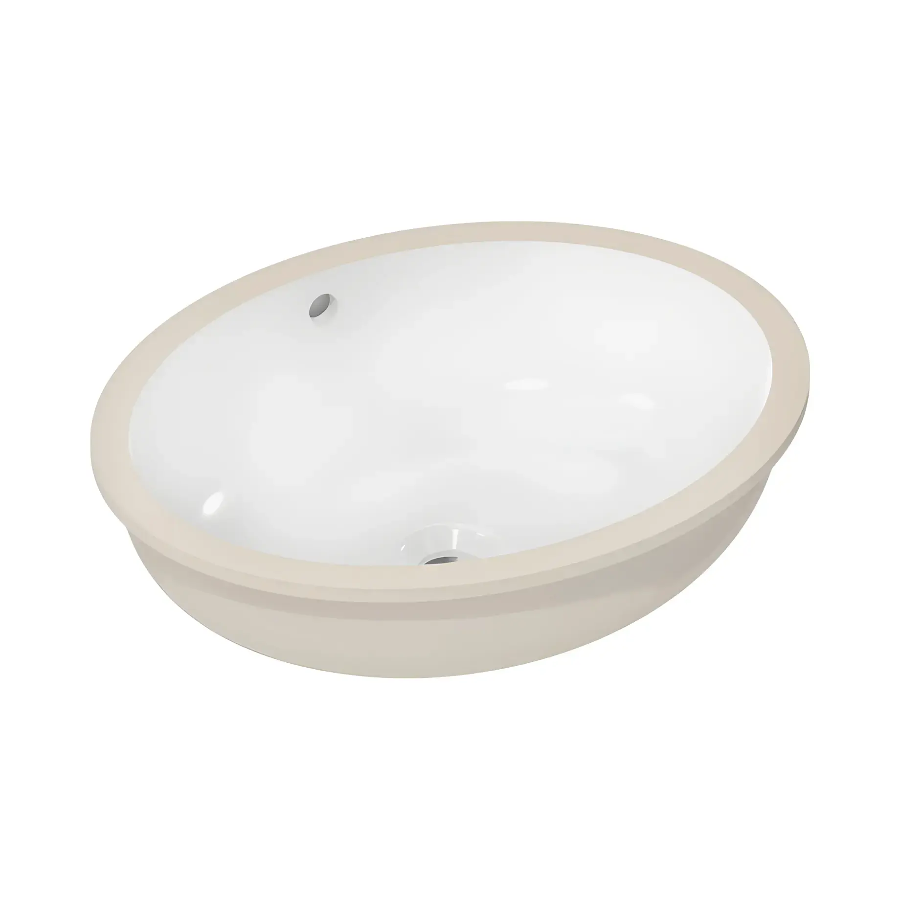 Умивальник Xuniva D Hansgrohe 61048450 White 45 х 35 см — вид на білому тлі