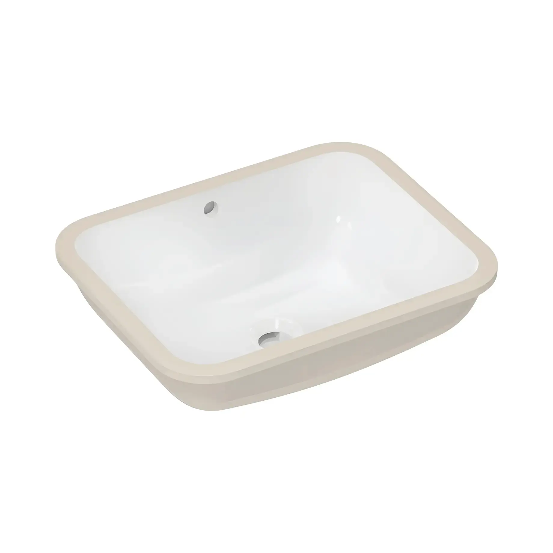 Умивальник Xuniva Q Hansgrohe 61052450 White 45 х 35 см — вид на білому тлі