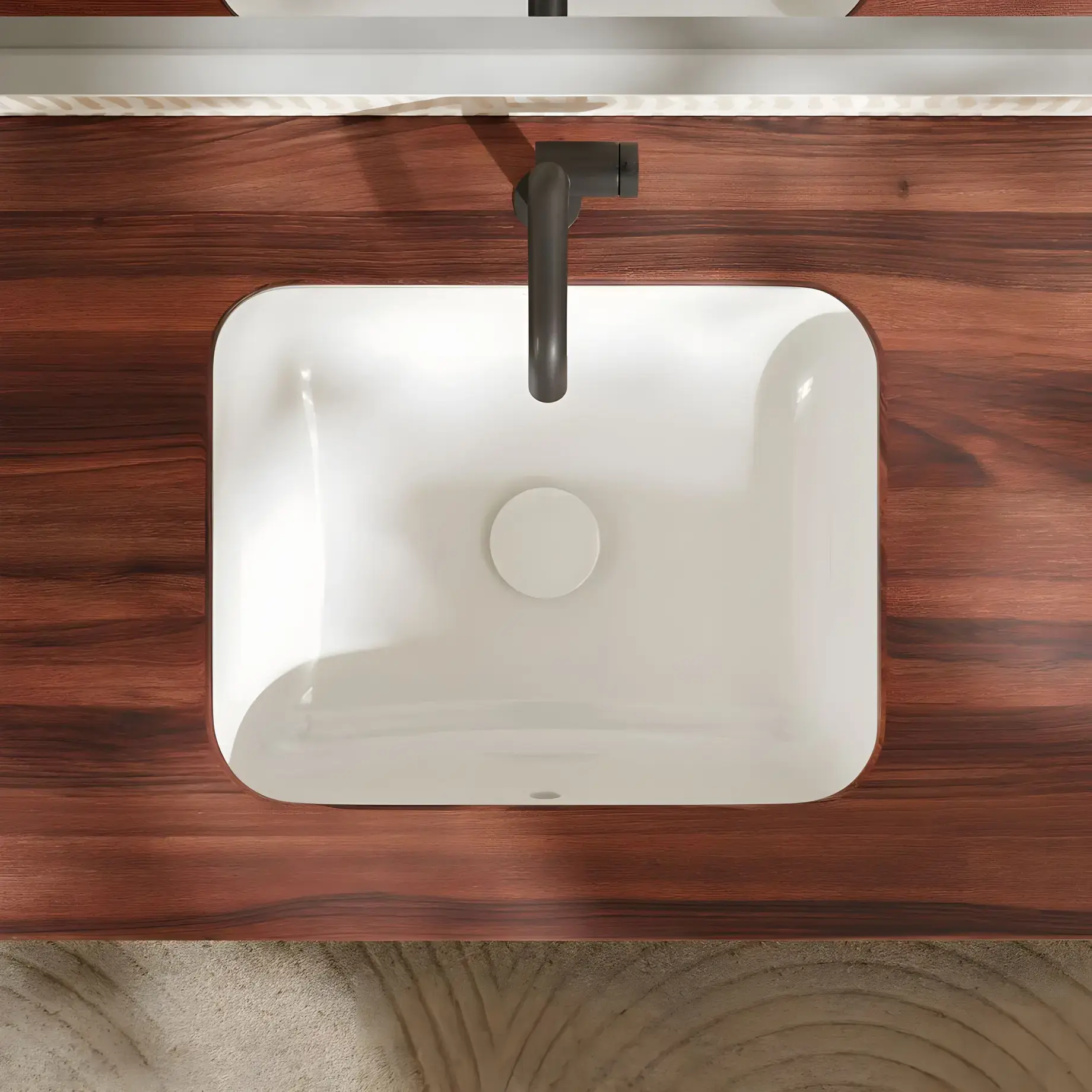 Умивальник Xuniva Q Hansgrohe 61052450 — бічний ракурс