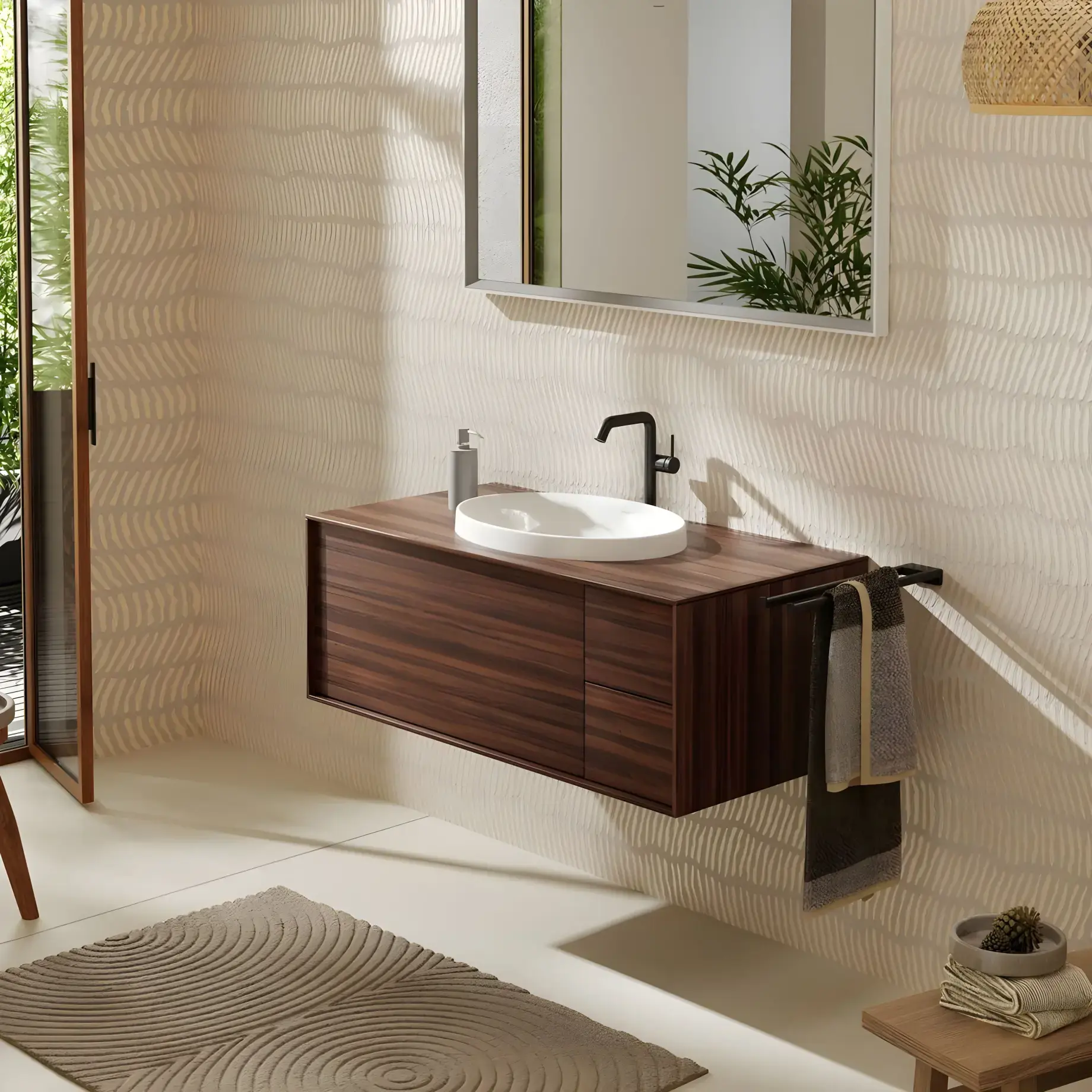 Умивальник Xuniva D Hansgrohe 61058450 — вид згори